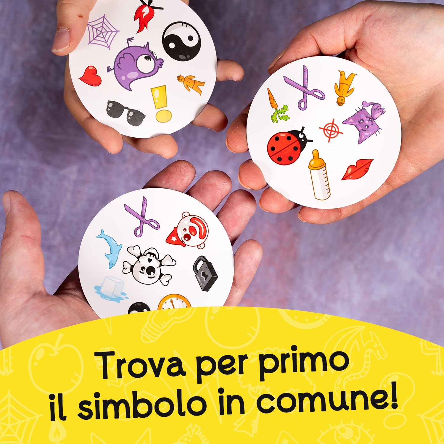 Asmodee Dobble Classico gioco di carte edizione italiana 2-8 giocatori