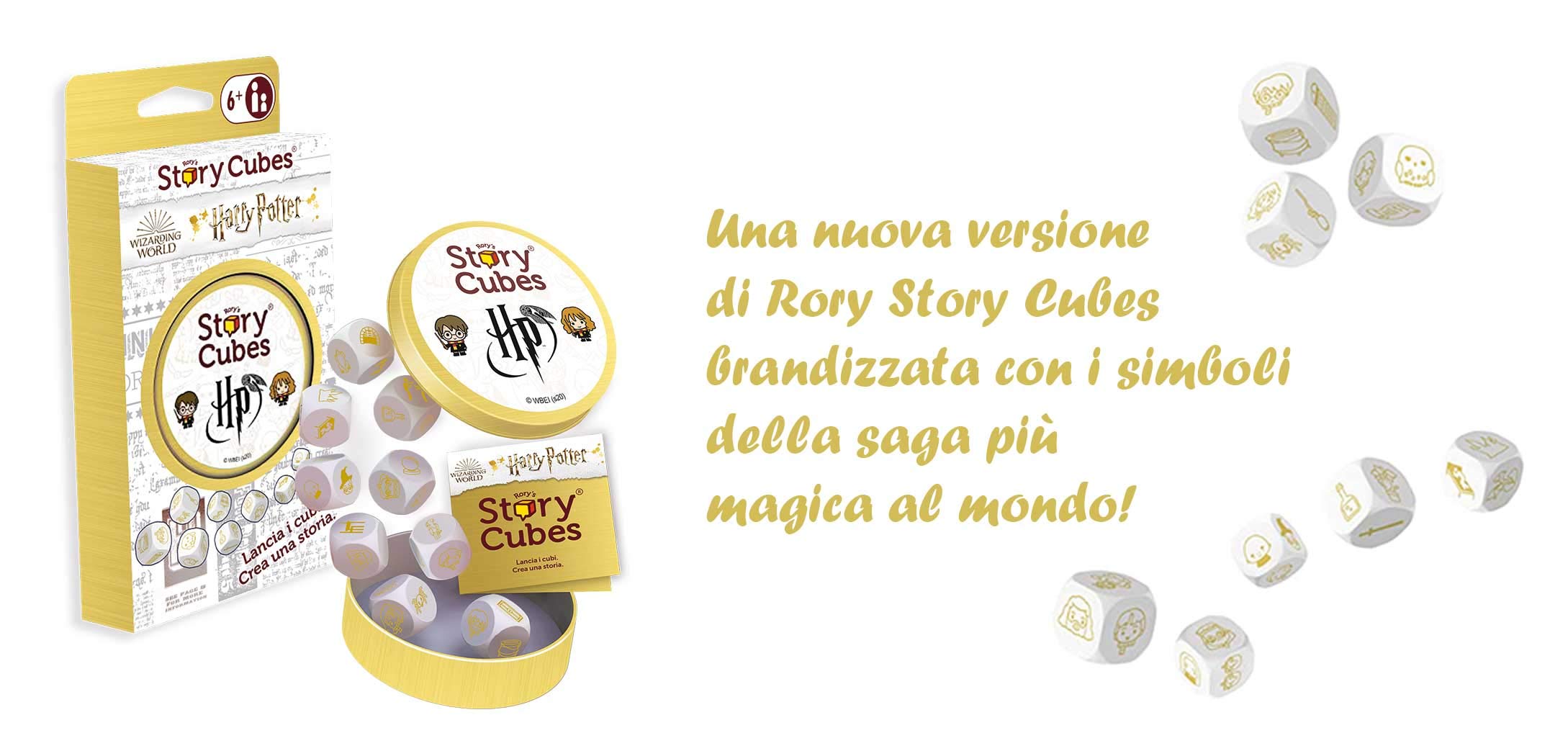 Rory's Story Cubes Harry Potter Gioco Dadi 9 Cubi Famiglia