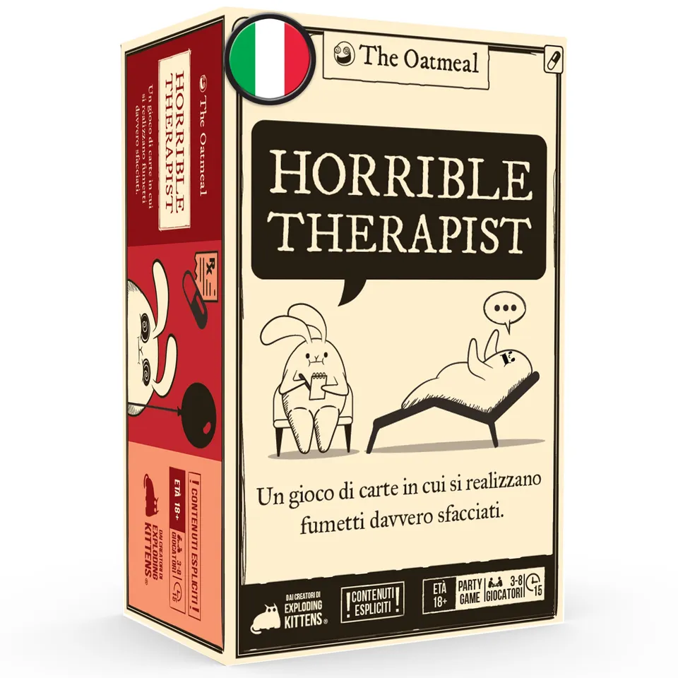 Asmodee Party Games Horrible Therapist gioco carte adulti 18+