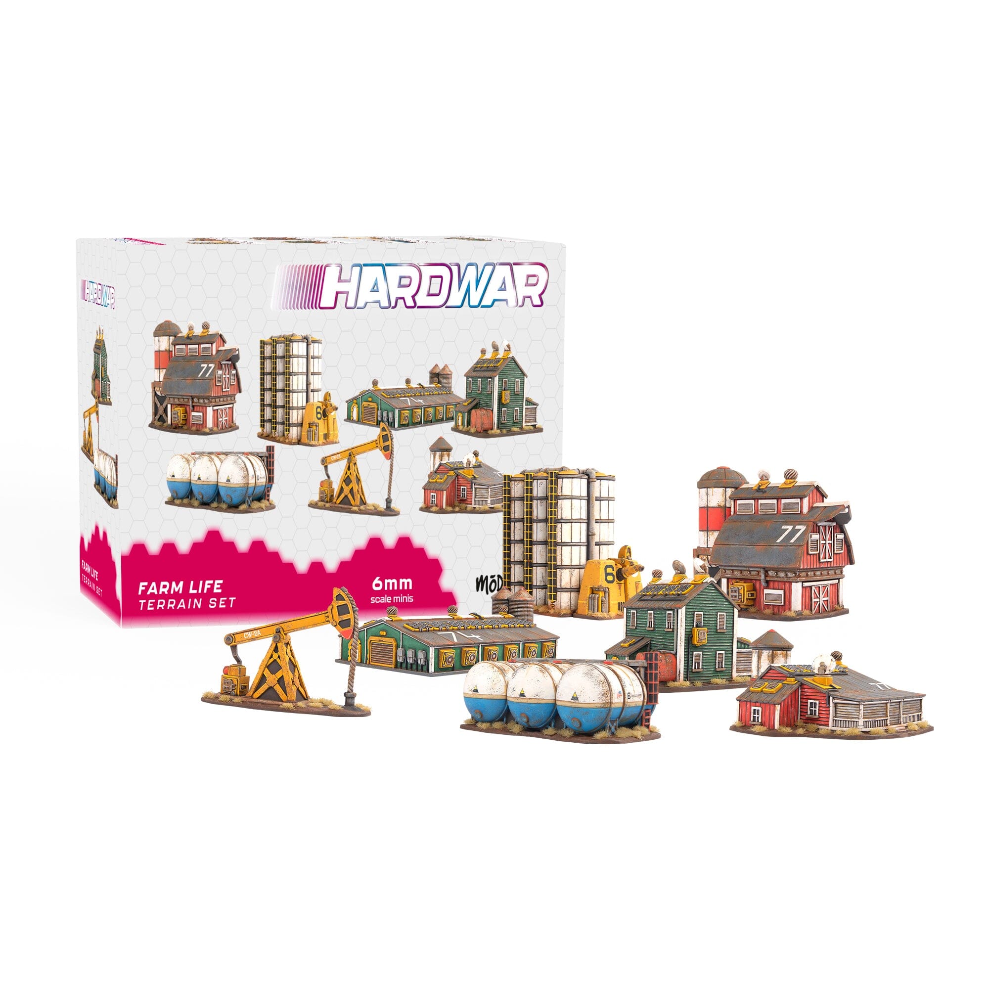 Hardwar Farm Life Terrain Set scenari resina 7 pezzi
