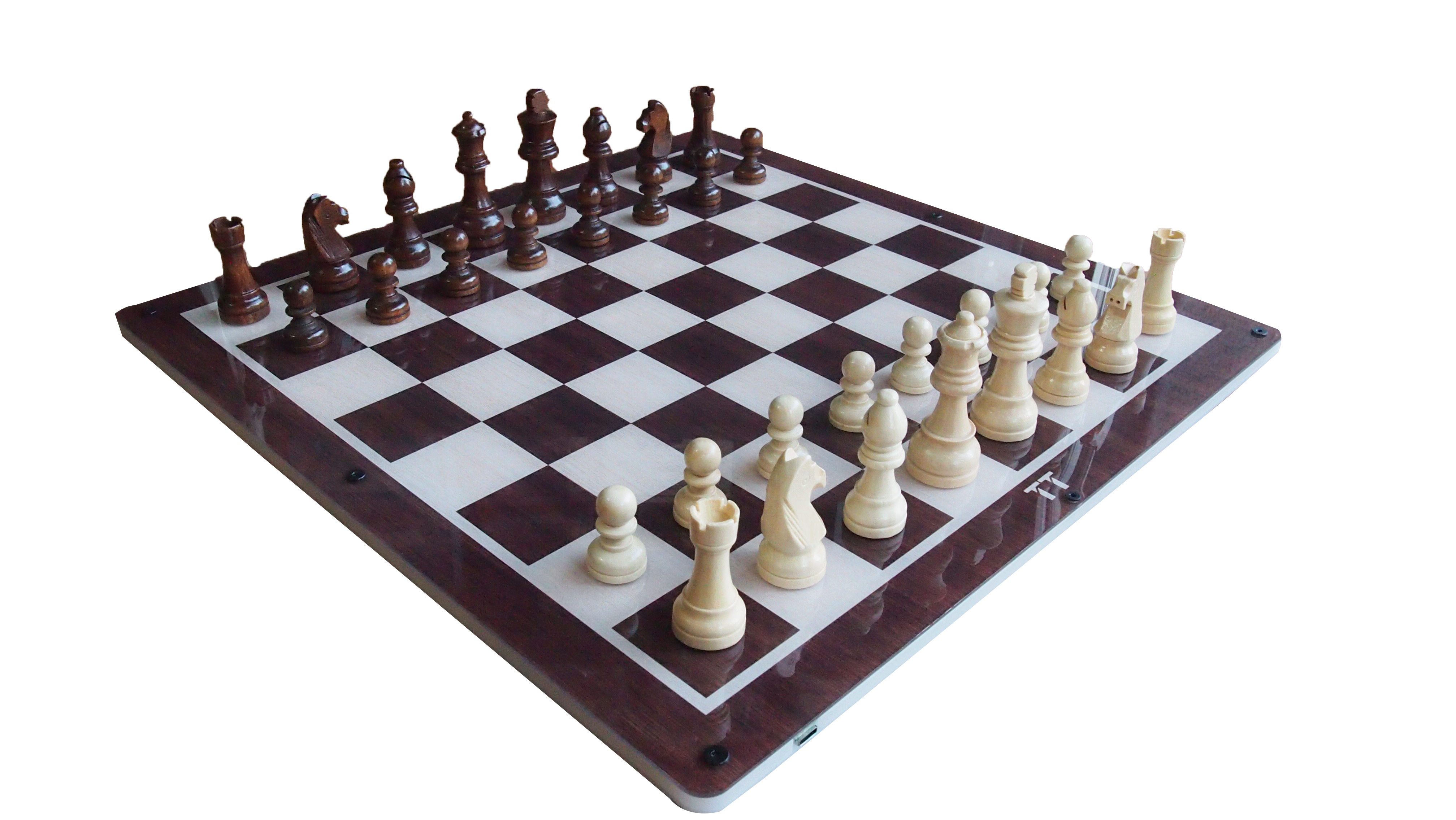 Tabutronic Sentio 45mm scacchiera elettronica noce con pezzi legno
