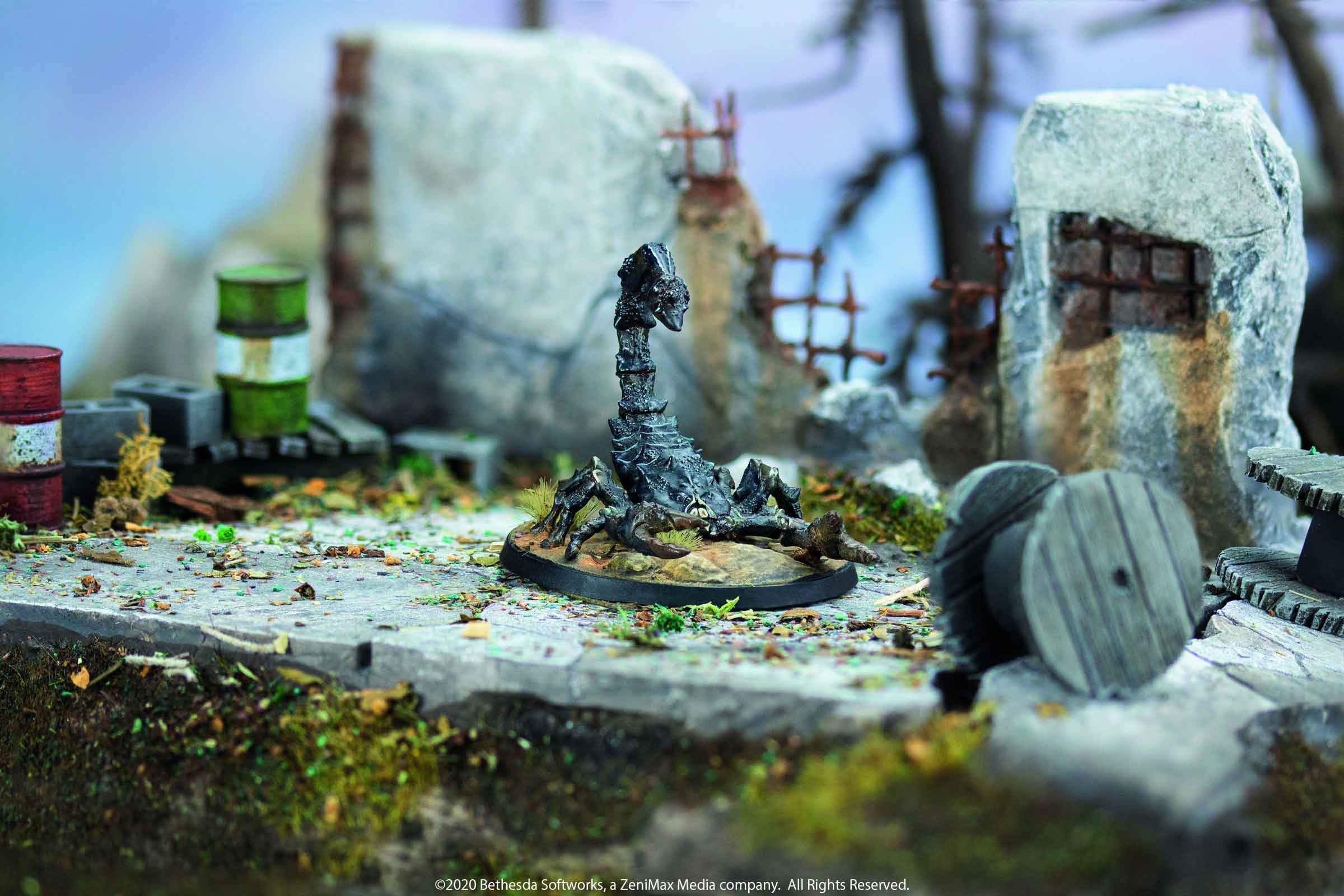 Modiphius Fallout: Wasteland Warfare Radscorpions creature 2 pezzi