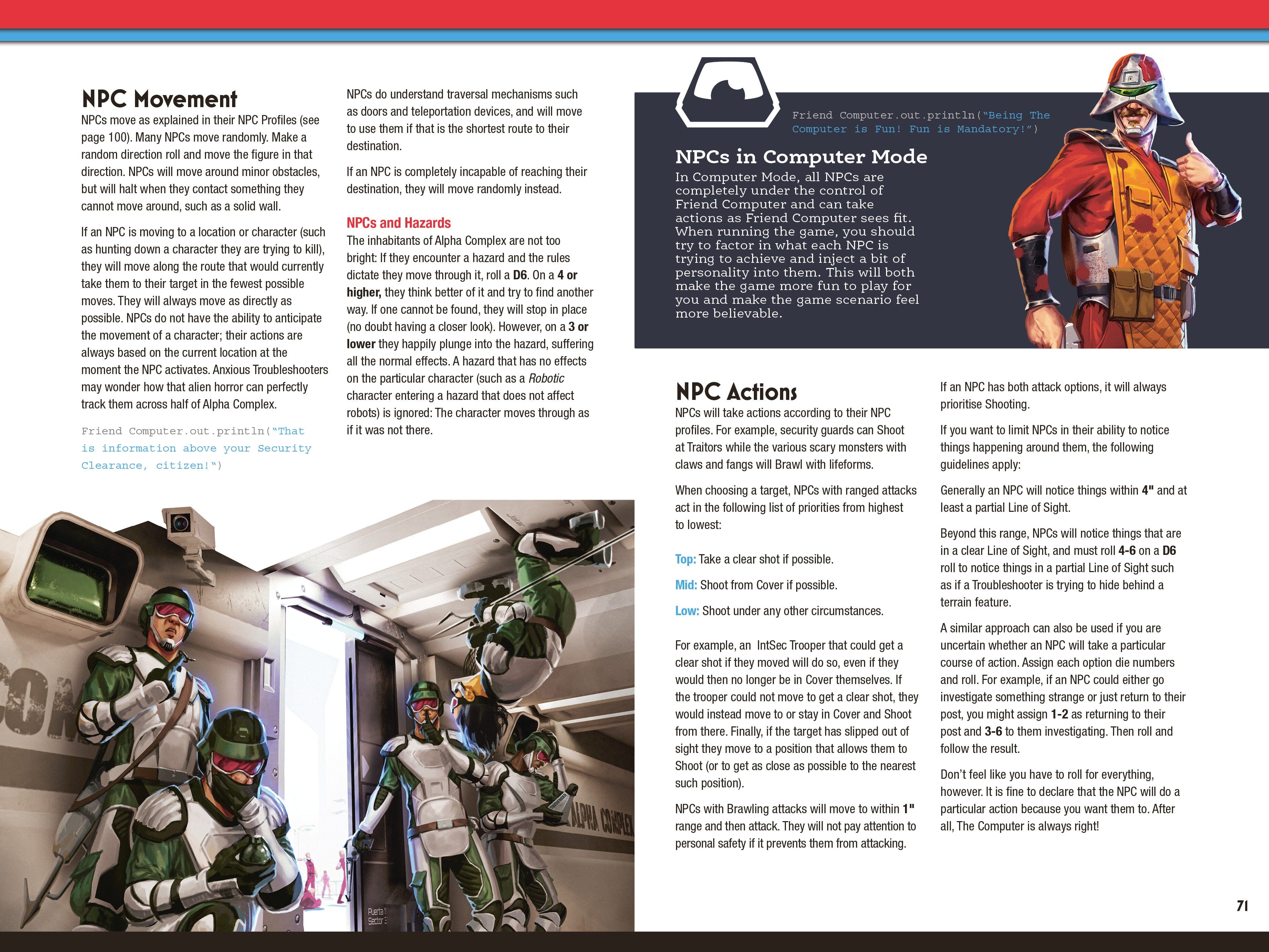 Modiphius PARANOIA Five Clones from Alpha Complex gioco solo