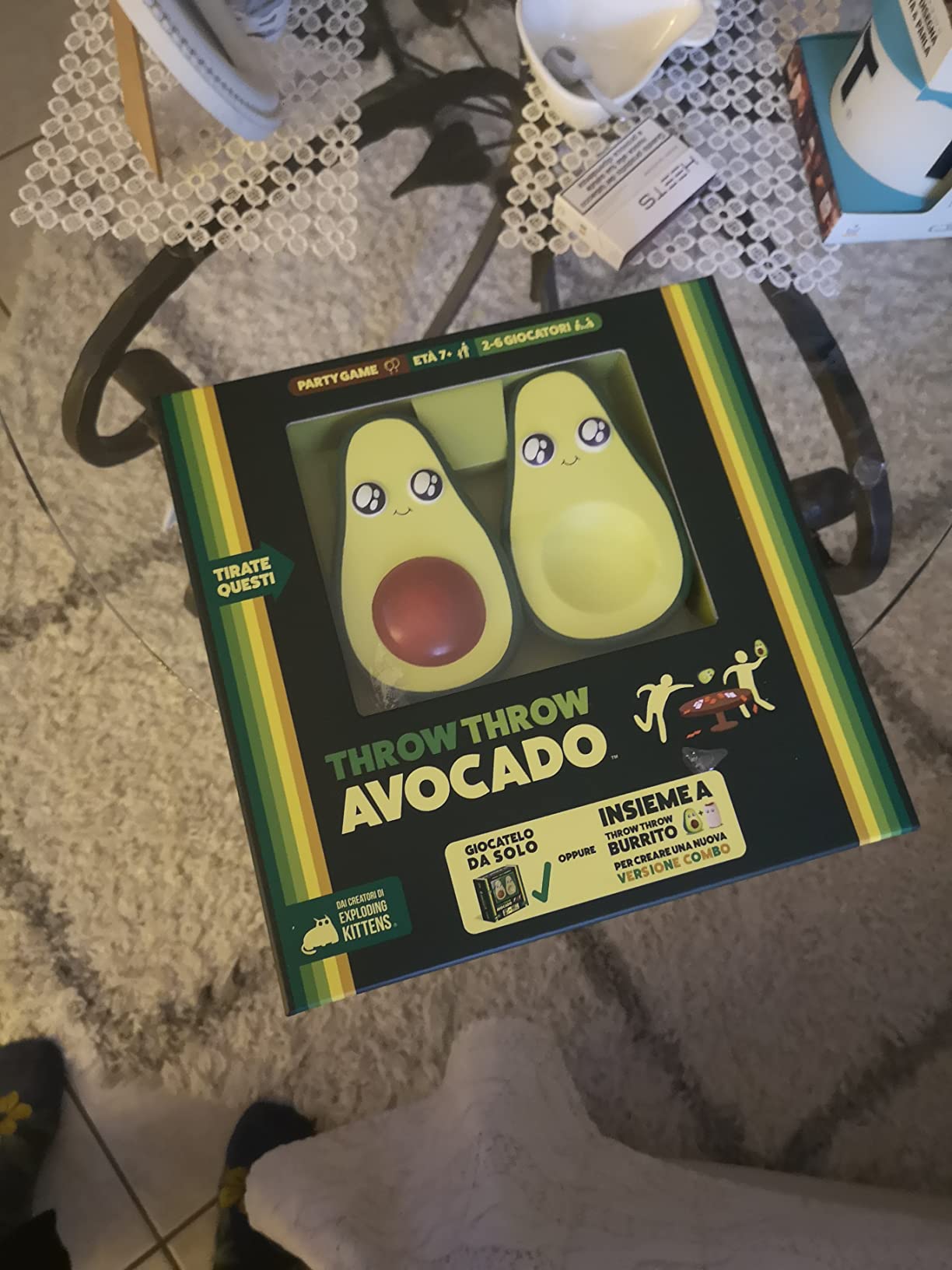 Asmodee Throw Throw Avocado gioco di carte 2 avocado 2-6 giocatori