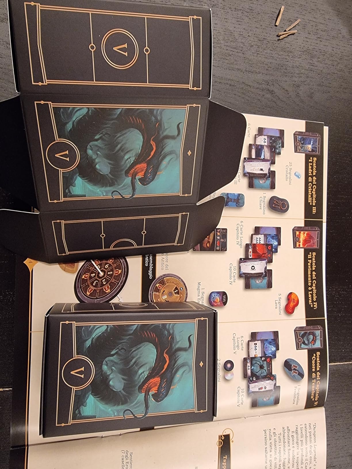 Asmodee Dungeon Legends gioco tavolo cooperativo 1-4 fantasy