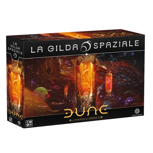 Asmodee Dune Guerra per Arrakis La Gilda Spaziale espansione gioco da tavolo