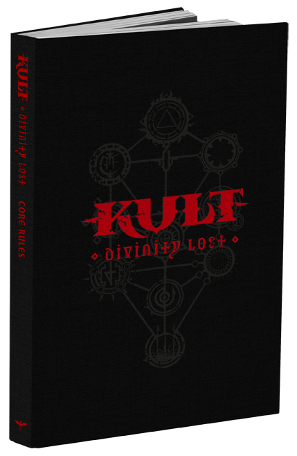Modiphius KULT Divinity Lost Black Edition manuale GDR 4a edizione