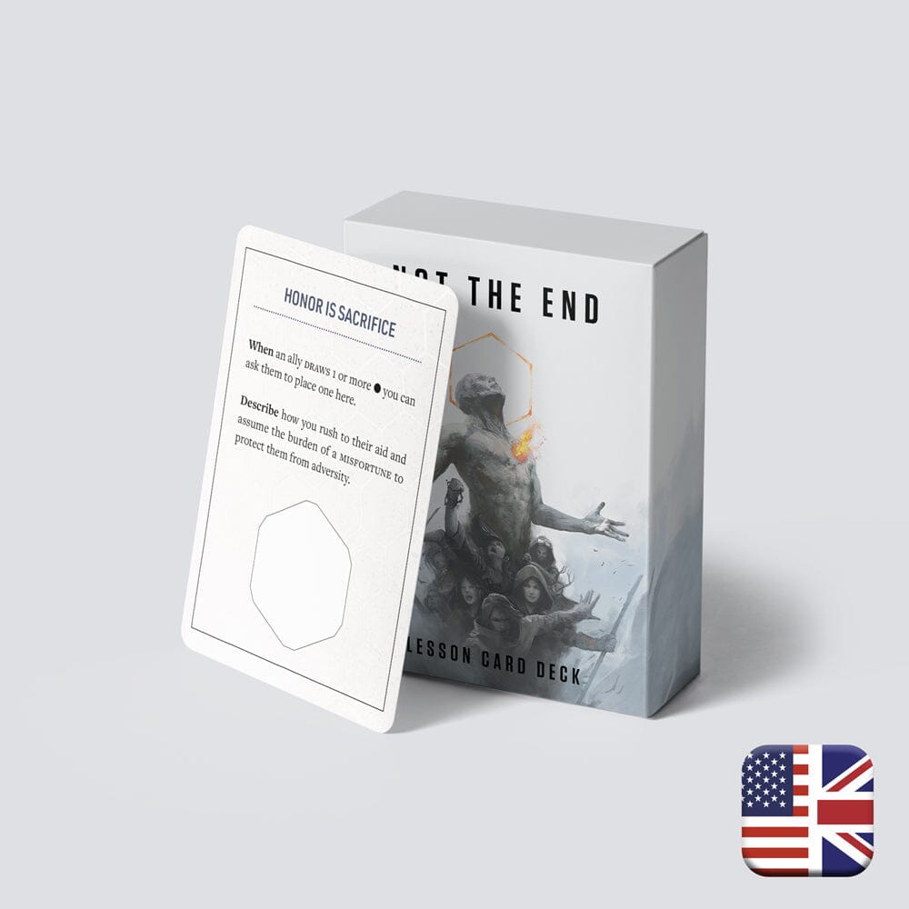 Not The End Lesson Card Deck mazzo 54 carte lezioni