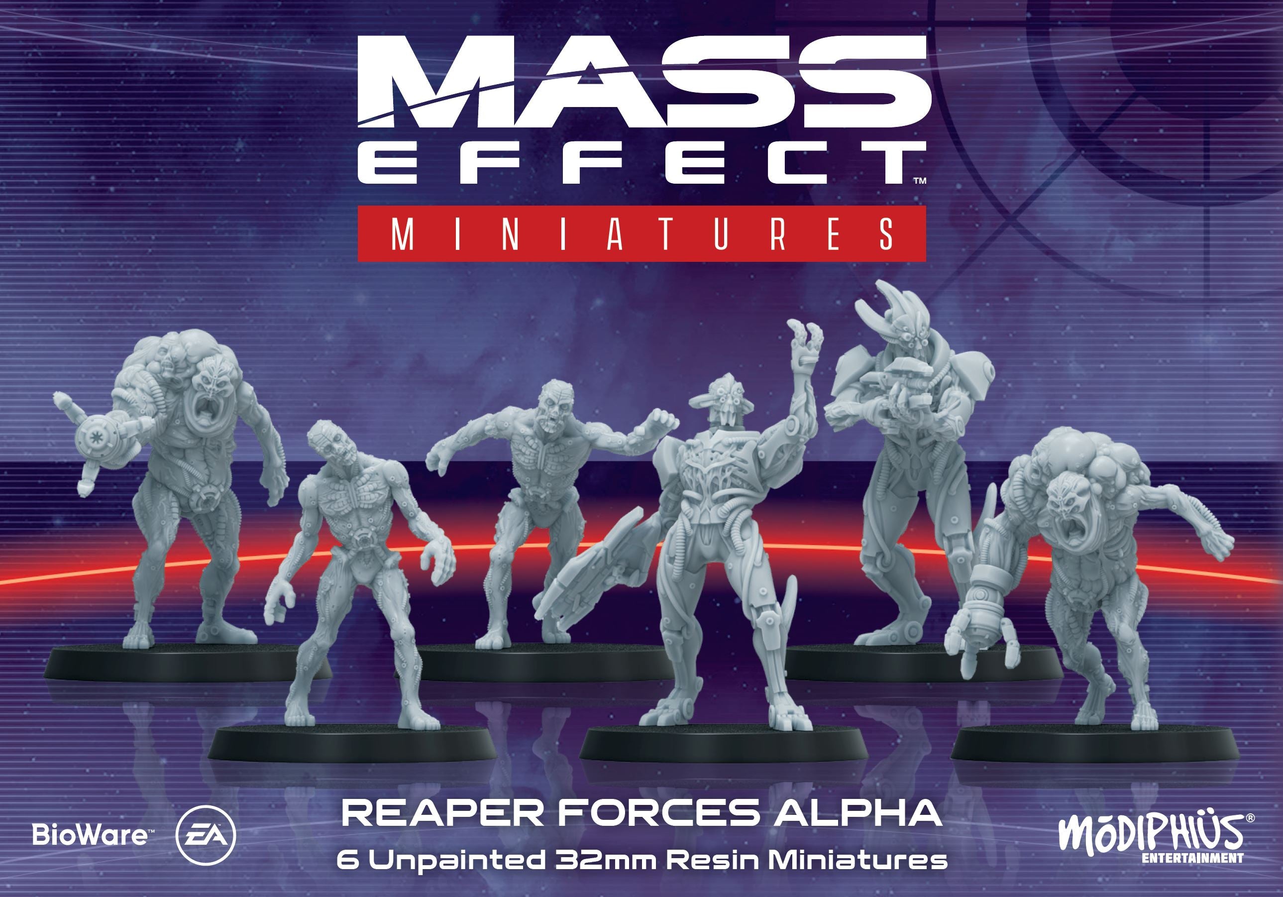 Modiphius Mass Effect Reaper Forces Alpha miniature 6 pz resina