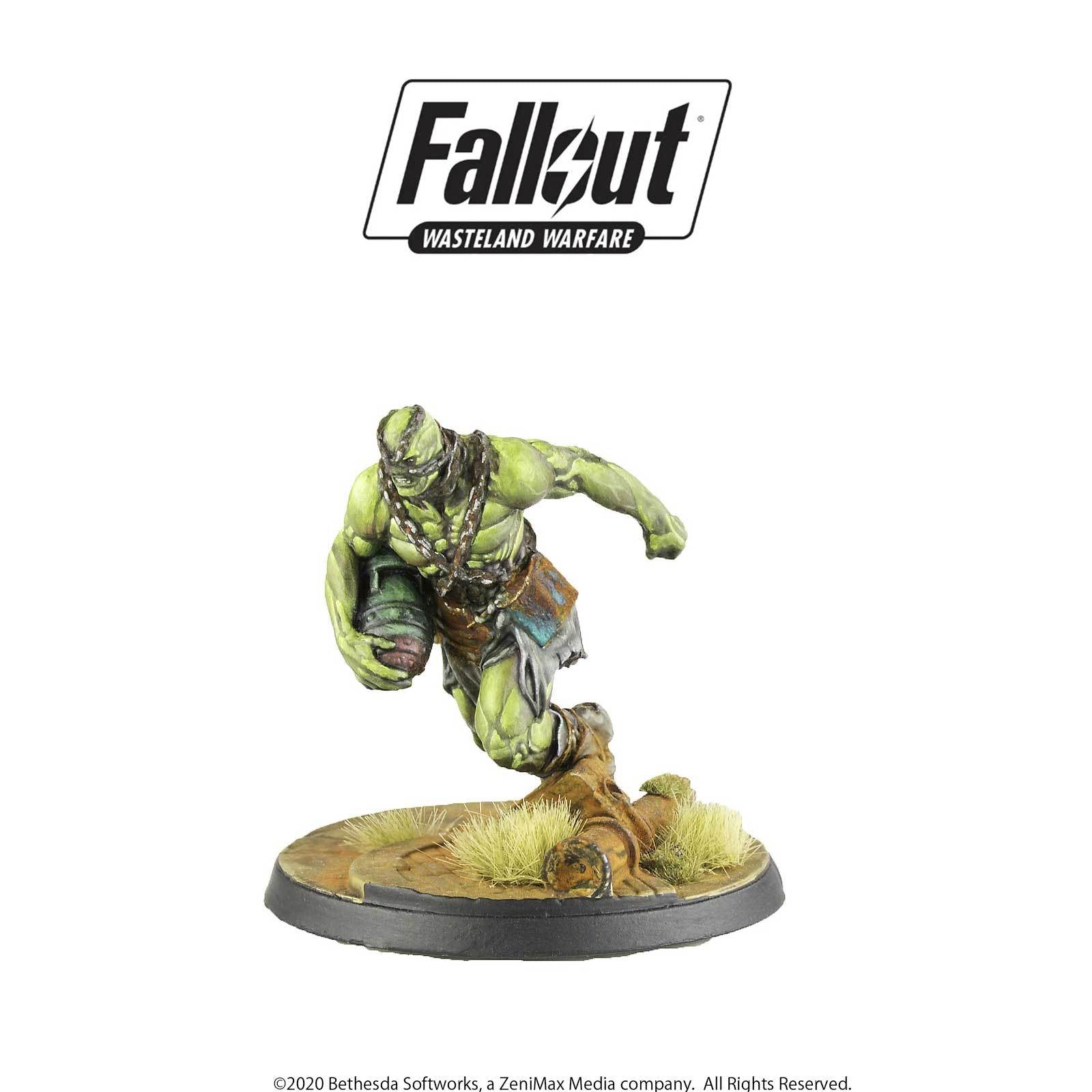 Modiphius Fallout: Wasteland Warfare Super Mutants Suiciders miniature 3 pezzi