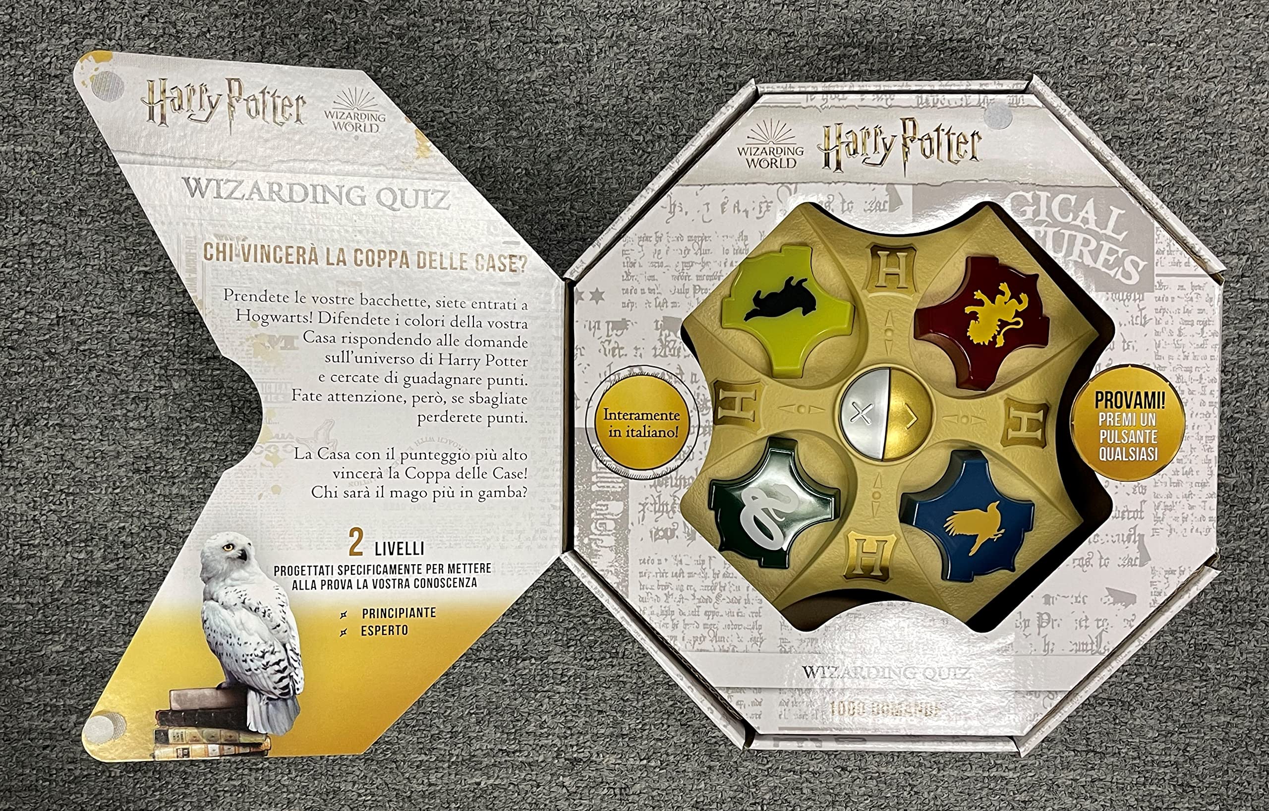 Asmodee Wizarding Quiz Gioco Quiz Harry Potter 2-4 Giocatori