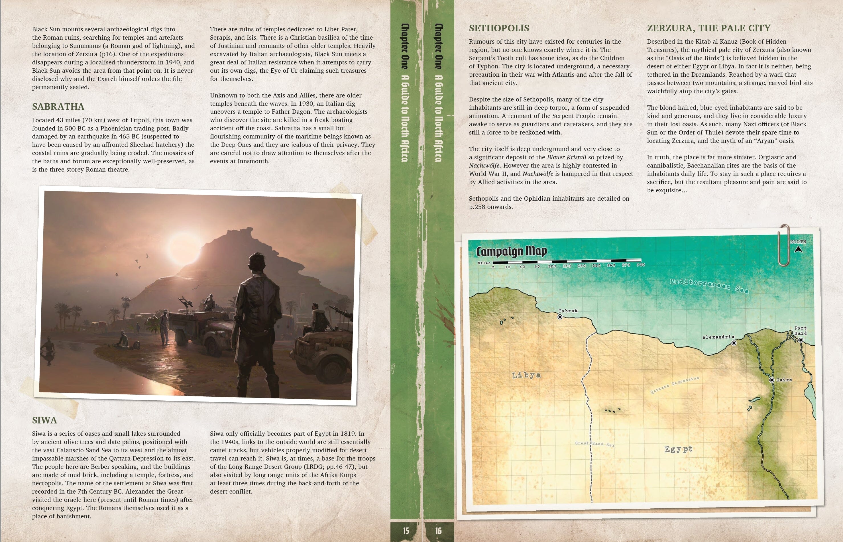 Modiphius Achtung! Cthulhu Serpent and the Sands manuale GDR 2d20