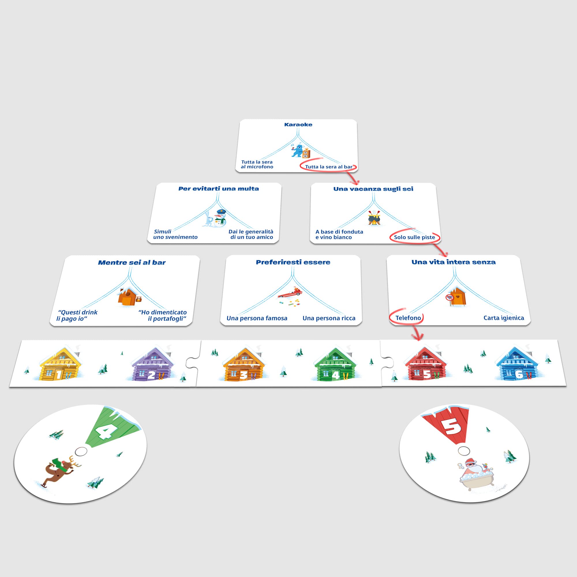 Asmodee Left Right Dilemma gioco da tavolo per adulti 18+ 3-6