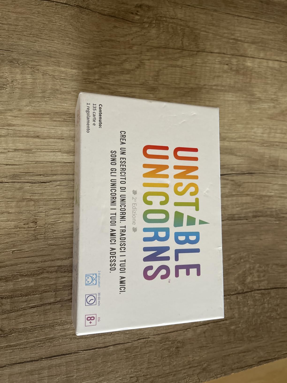 Asmodee Unstable Unicorns gioco base carte 2-8 giocatori