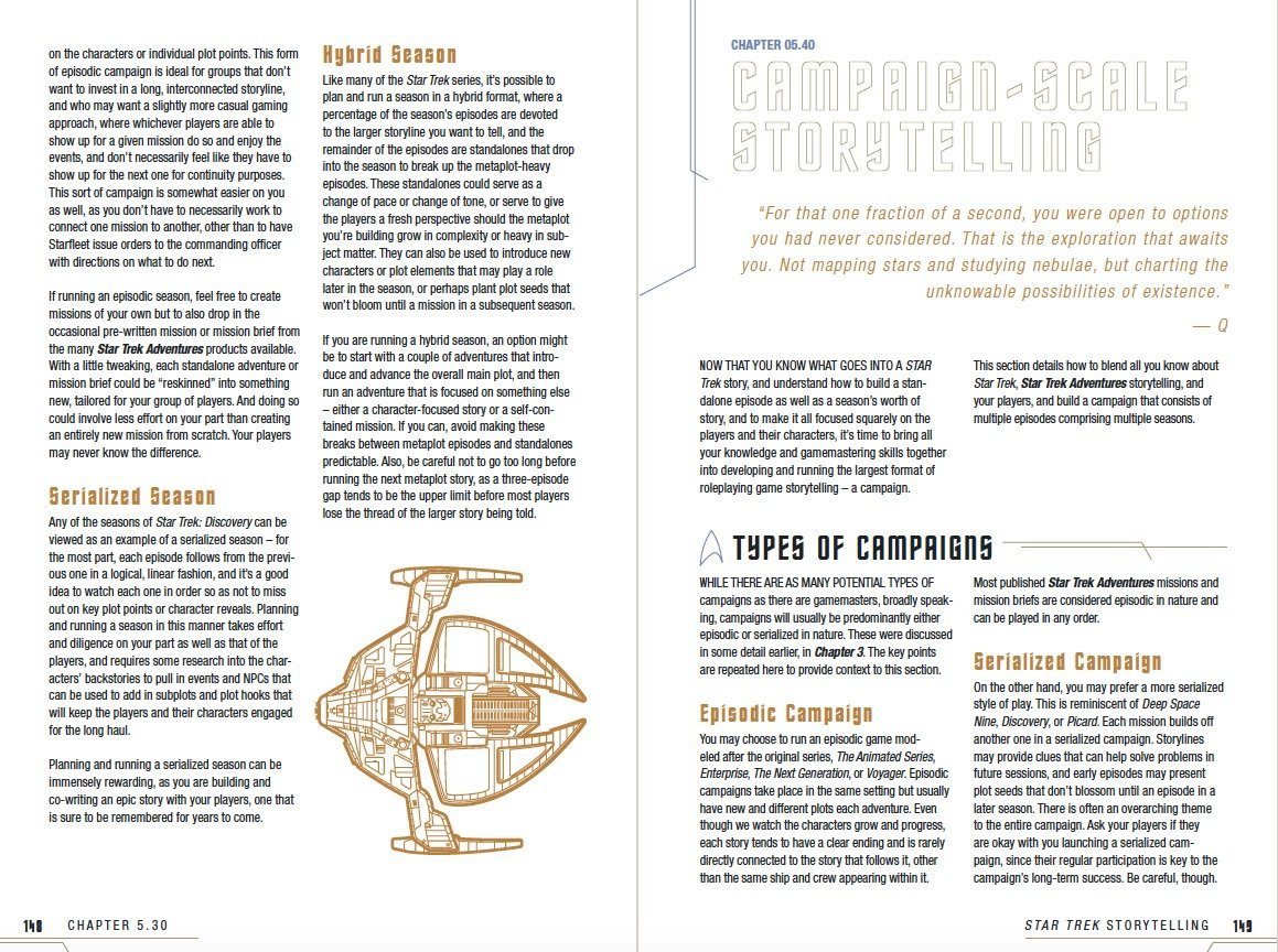 Modiphius Star Trek Adventures Gamemaster's Guide manuale 248 pp