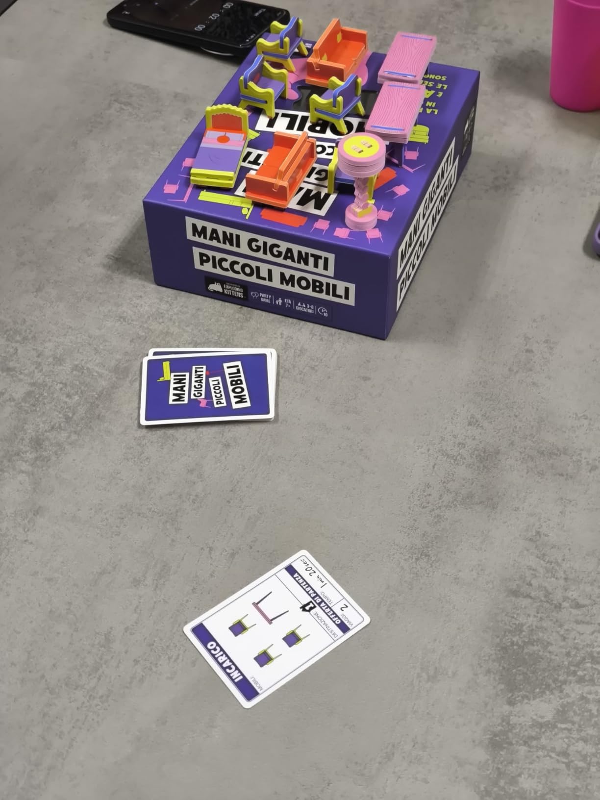 Asmodee Mani Giganti Piccoli Mobili gioco destrezza 3-8 giocatori