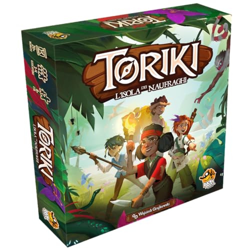 Asmodee Toriki L'Isola dei Naufraghi gioco tavolo cooperativo 1-4