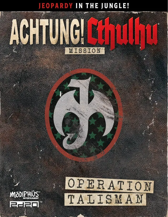 Modiphius Achtung! Cthulhu Operation Talisman avventura PDF