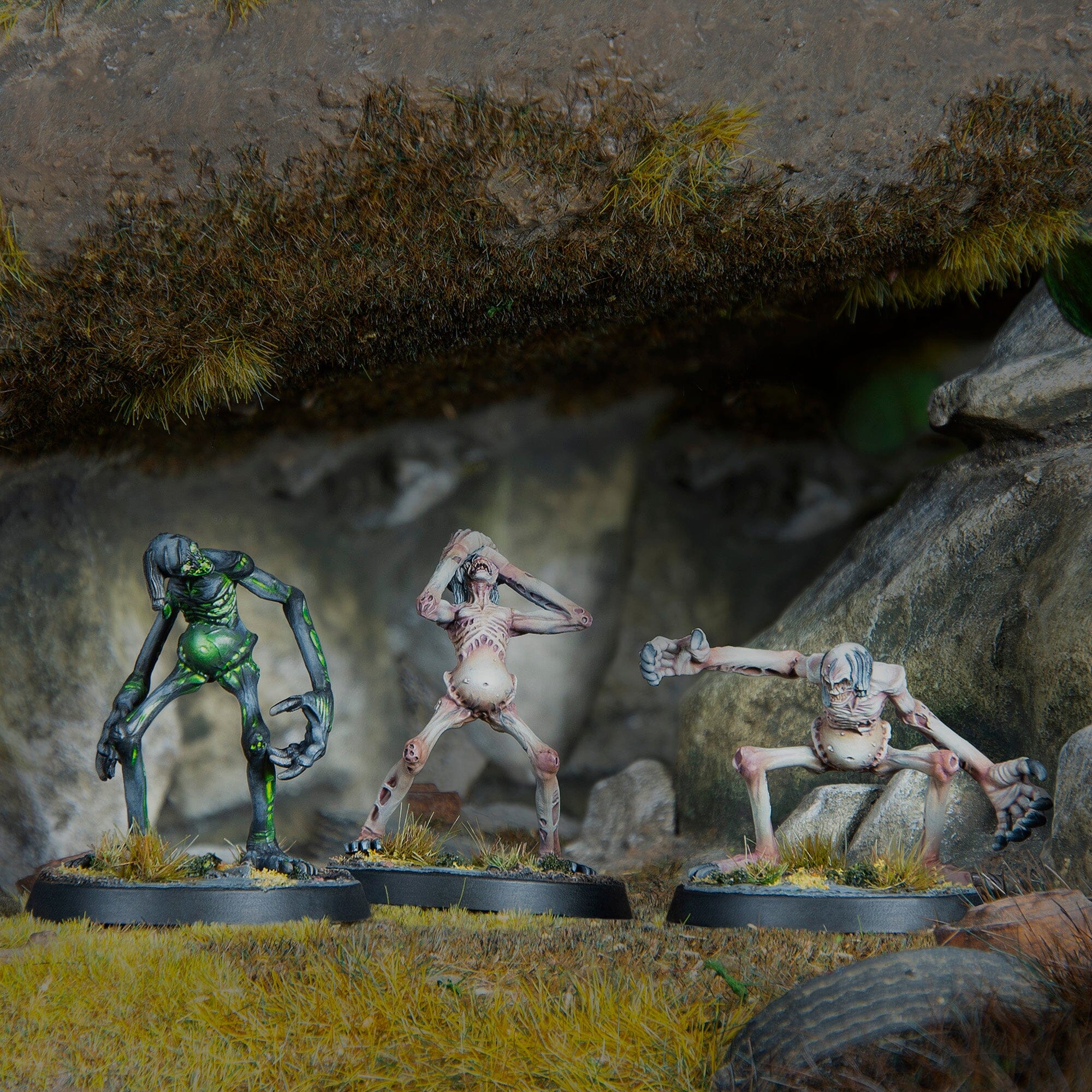 Modiphius Fallout Miniatures Cryptids Wendigo Pack 3 pezzi