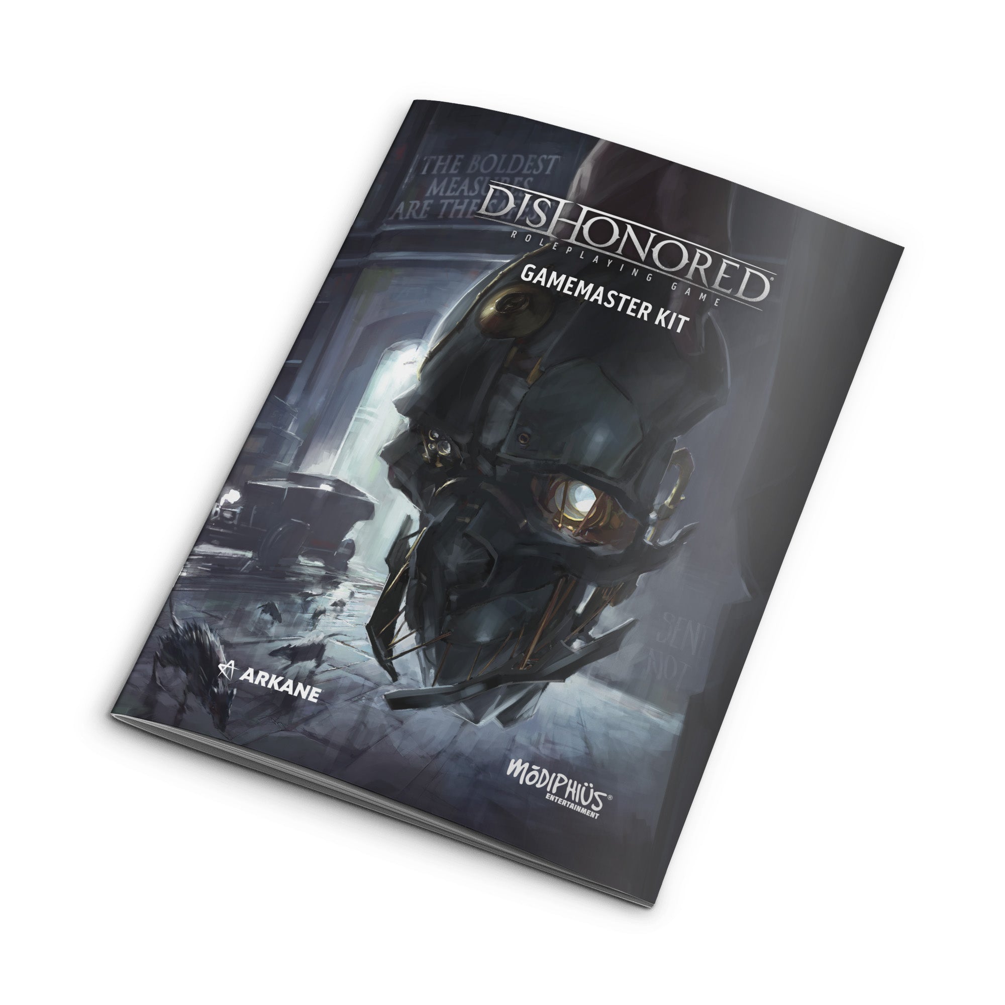 Modiphius Dishonored Gamemaster Toolkit PDF manuale master 51 pagine