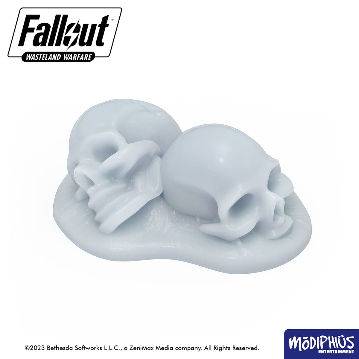 Modiphius Fallout Wasteland Warfare Skulls & Bones greebles STL