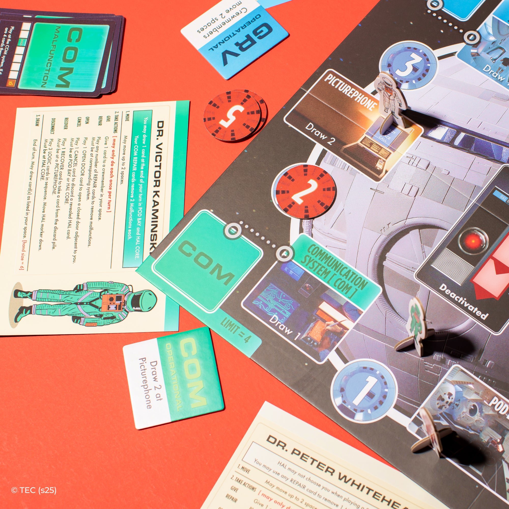 Maestro Media 2001: A Space Odyssey gioco da tavolo HAL 1 contro tutti