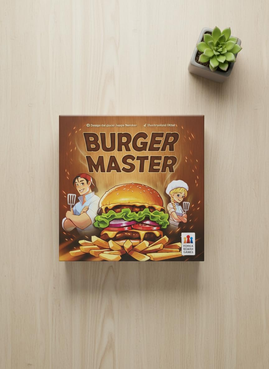 Asmodee Burger Master gioco da tavolo edizione italiana 2-6 giocatori