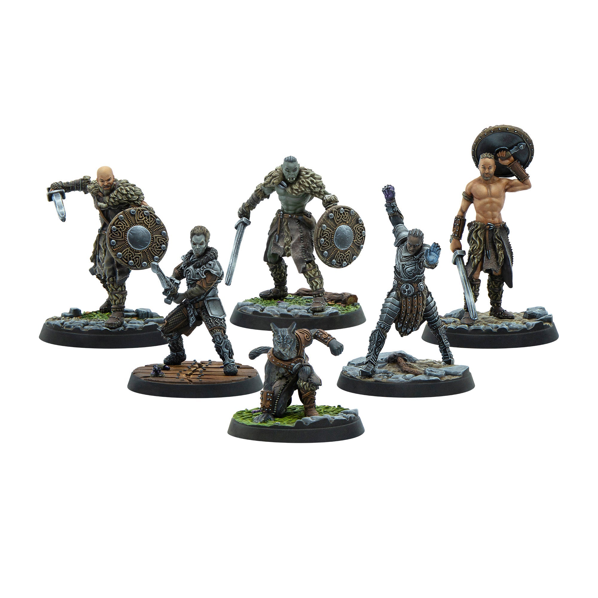 Modiphius Elder Scrolls Call to Arms Bandit Core Set 6 miniature