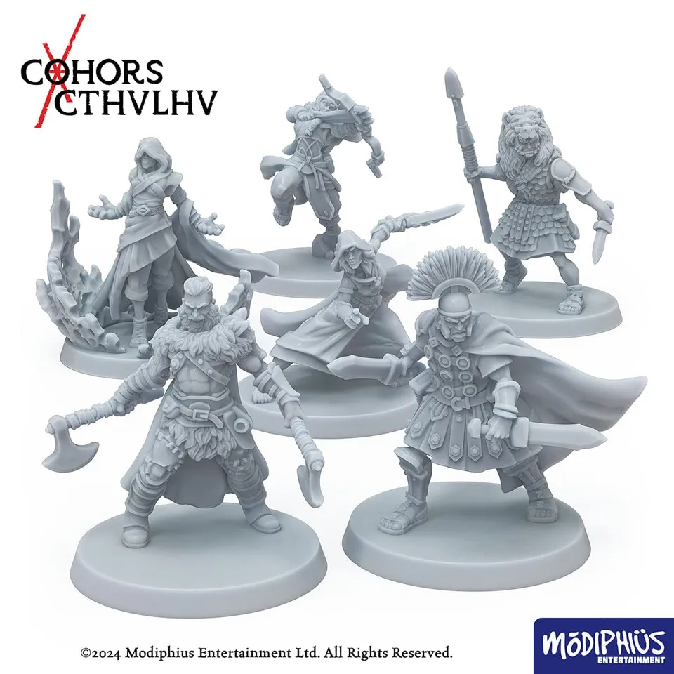 Modiphius Cohors Cthulhu Heroes Set 1 file STL 28mm