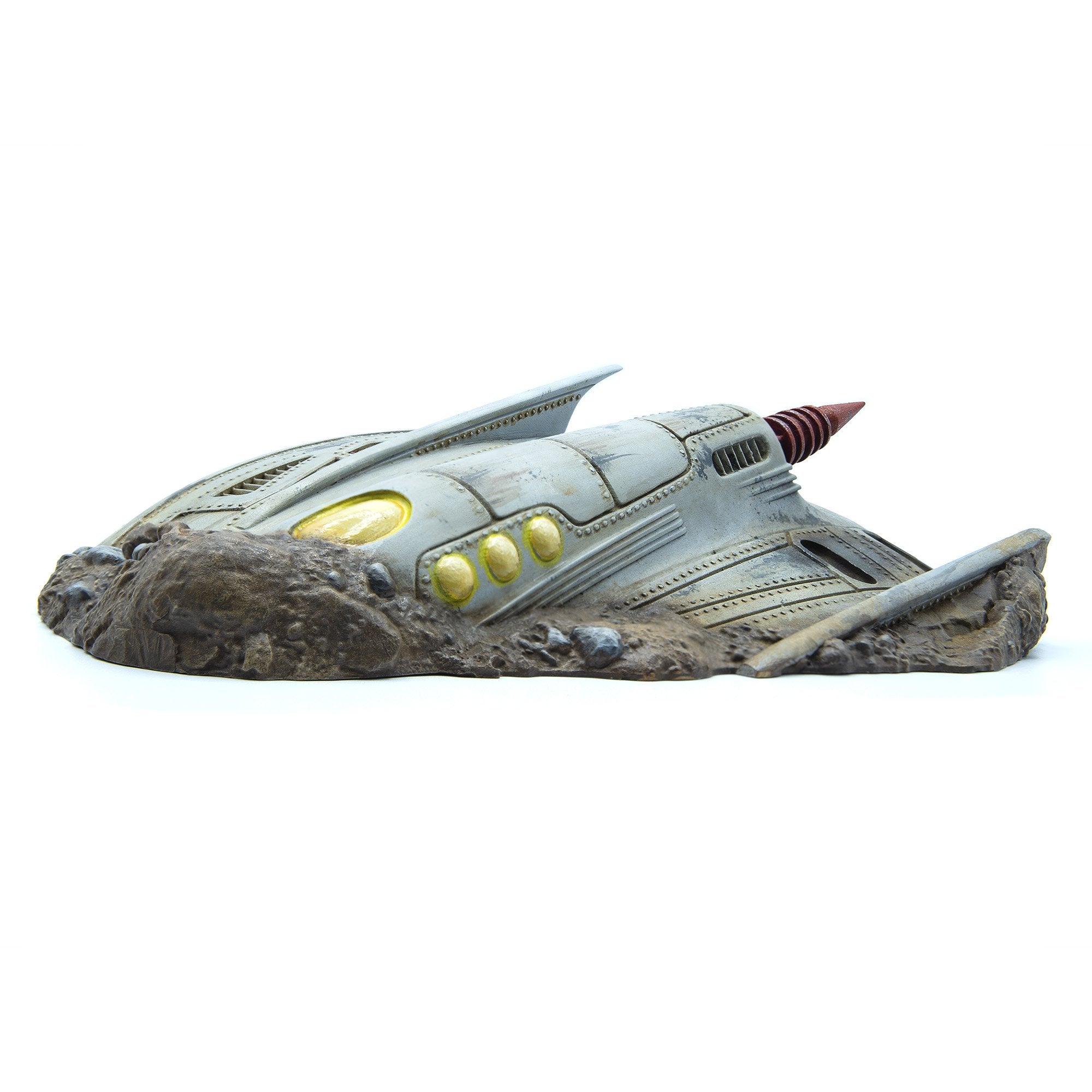 Fallout Wasteland Warfare Crashed UFO file STL scenario stampa 3D