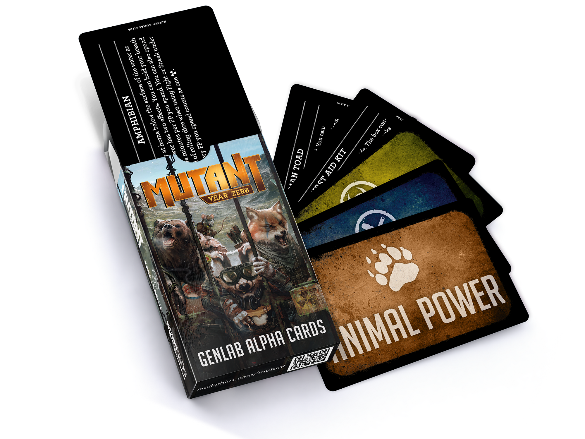 Mutant Genlab Alpha Card Deck mazzo 56 carte gioco di ruolo