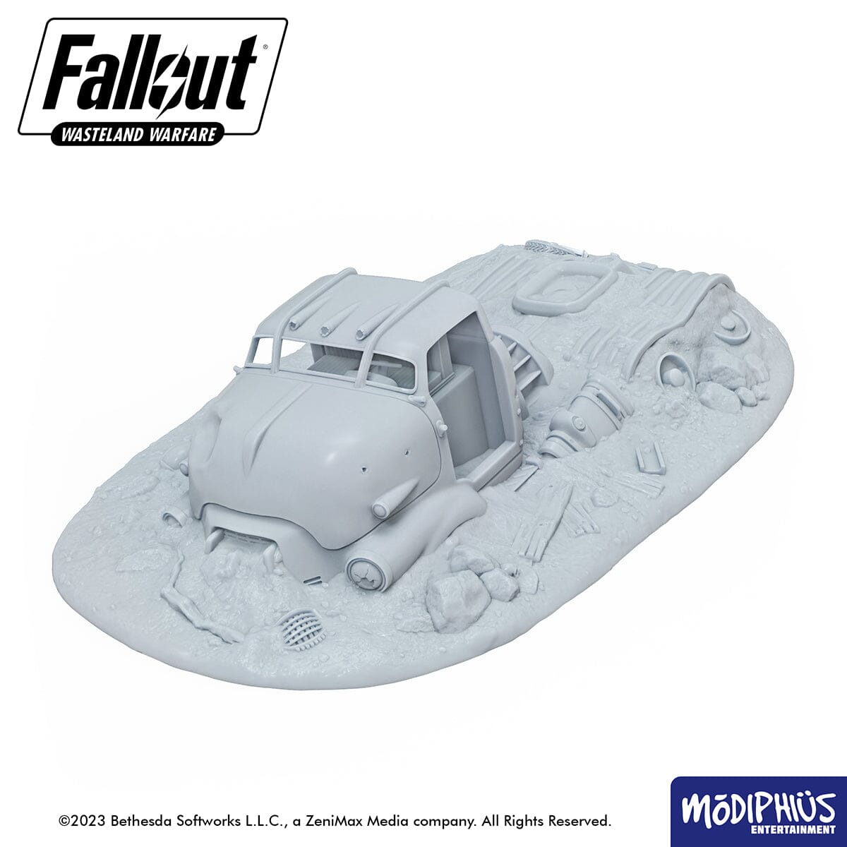 Fallout Wasteland Warfare Metal Dome terreno STL stampa 3D