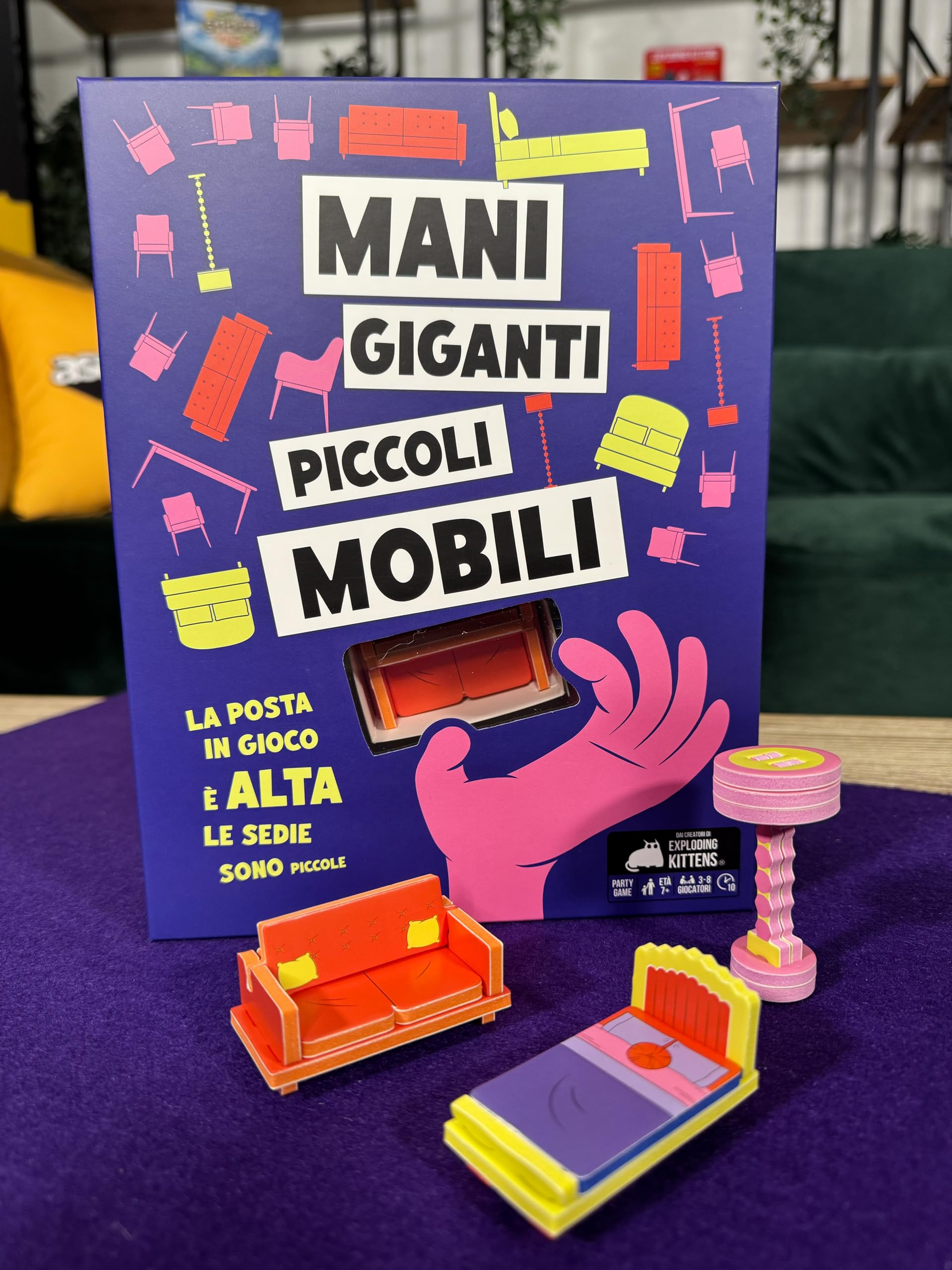 Asmodee Mani Giganti Piccoli Mobili gioco destrezza 3-8 giocatori