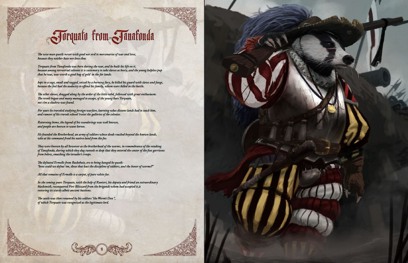 MANA Historia Lorebook PDF 80 pagine Vesteria