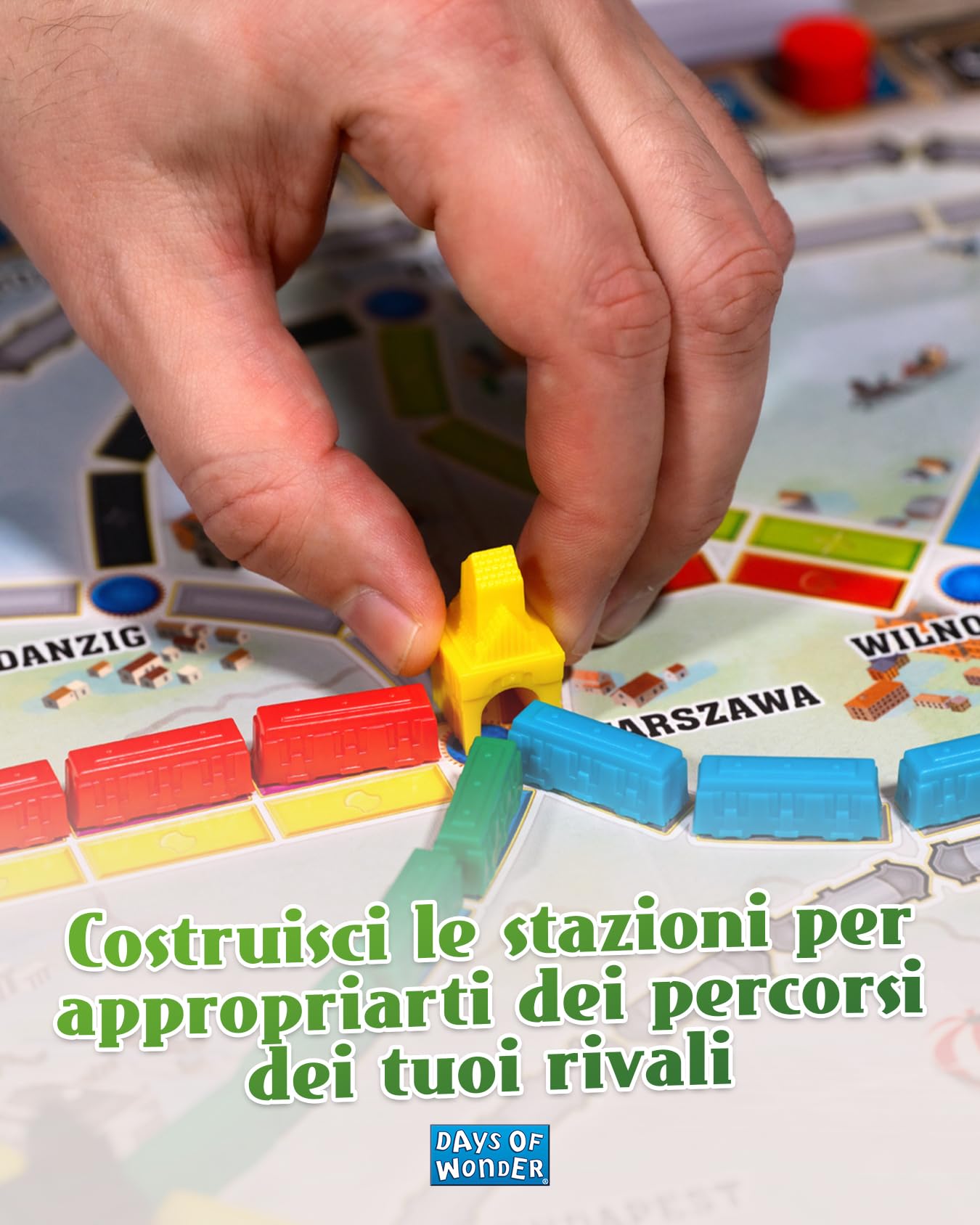 Asmodee Ticket to Ride Europa Nuova Gioco da Tavolo 2-5 Giocatori