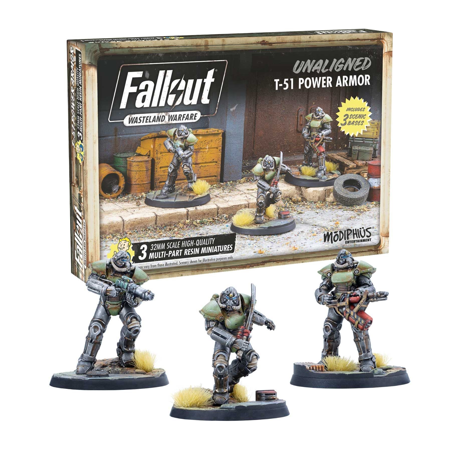 Modiphius Fallout Flesh and Metal Bundle miniature Wave 3