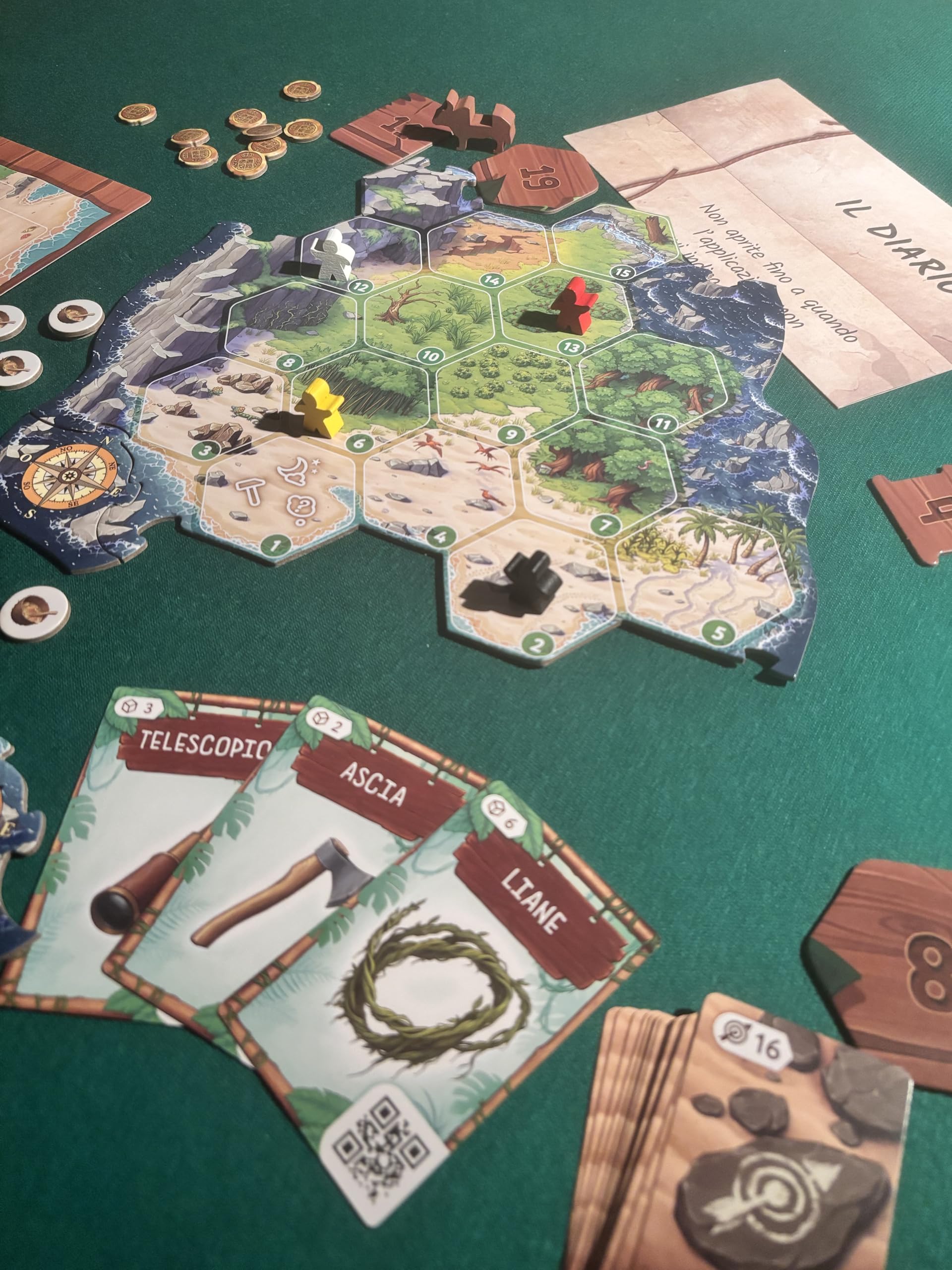 Asmodee Toriki L'Isola dei Naufraghi gioco tavolo cooperativo 1-4