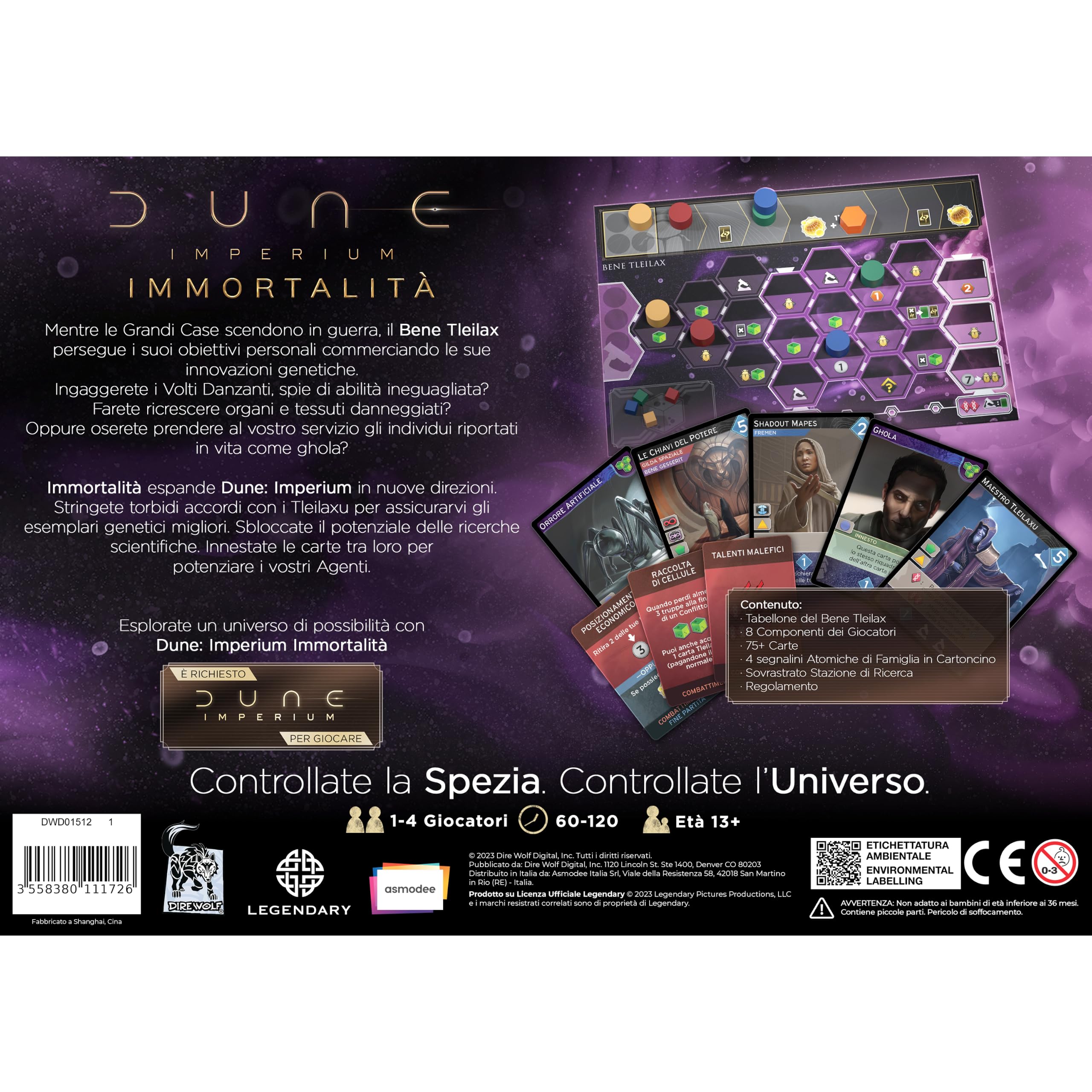 Asmodee Dune Imperium: Immortalità Espansione Gioco da Tavolo Italiano