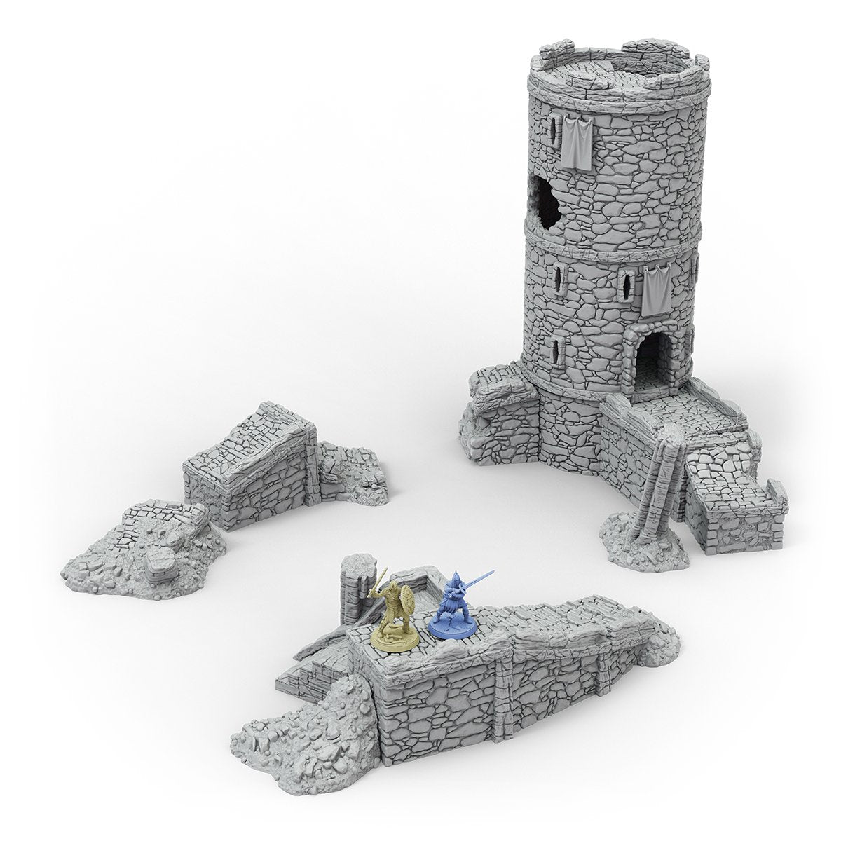 Modiphius Elder Scrolls Call to Arms Torre Ovest File STL 3D