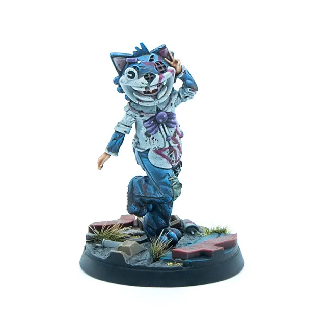 Modiphius Fallout Miniatures Mr Fuzzy miniatura promo 32mm