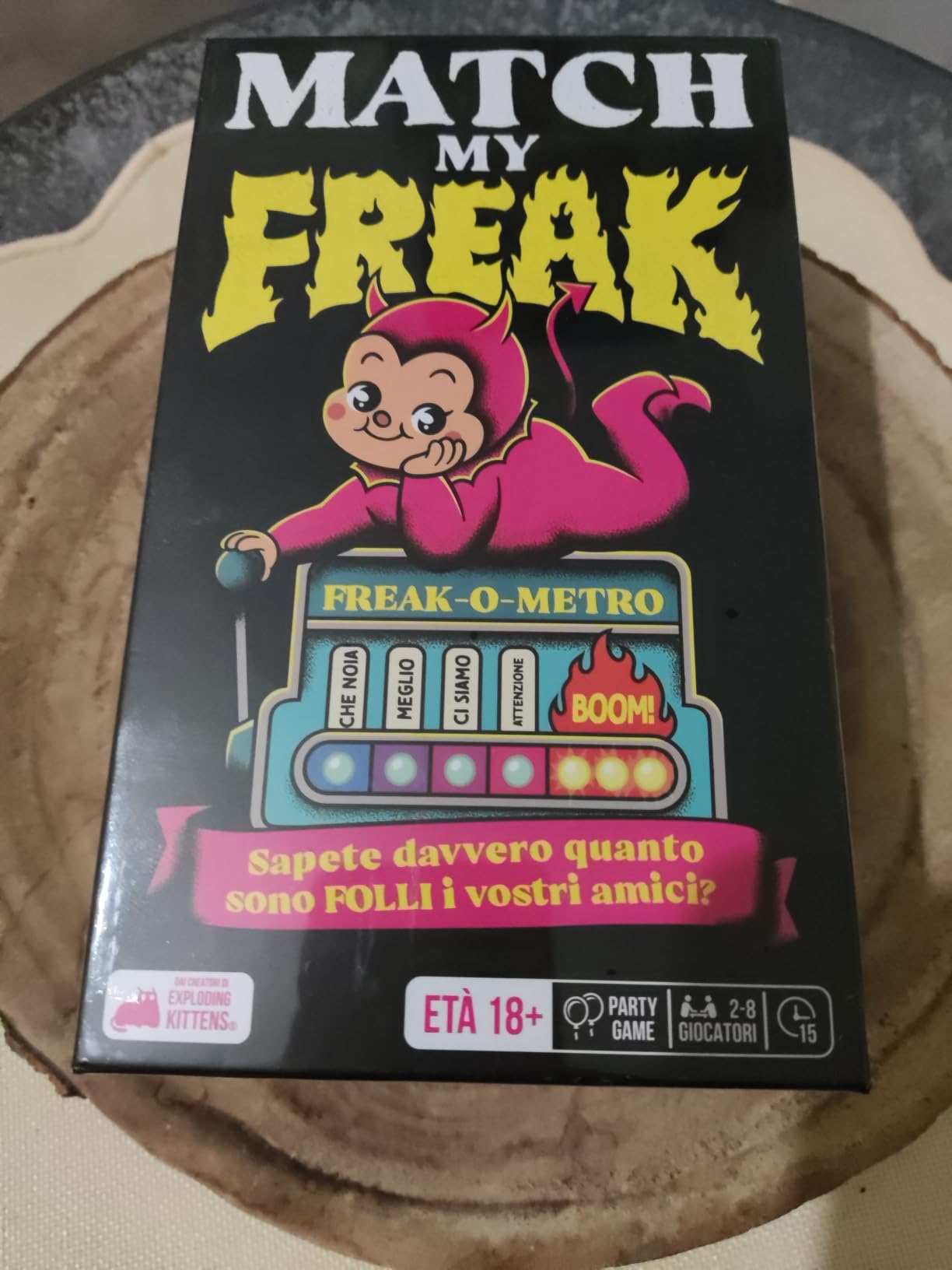 Asmodee Match My Freak gioco di carte adulti italiano 150 carte