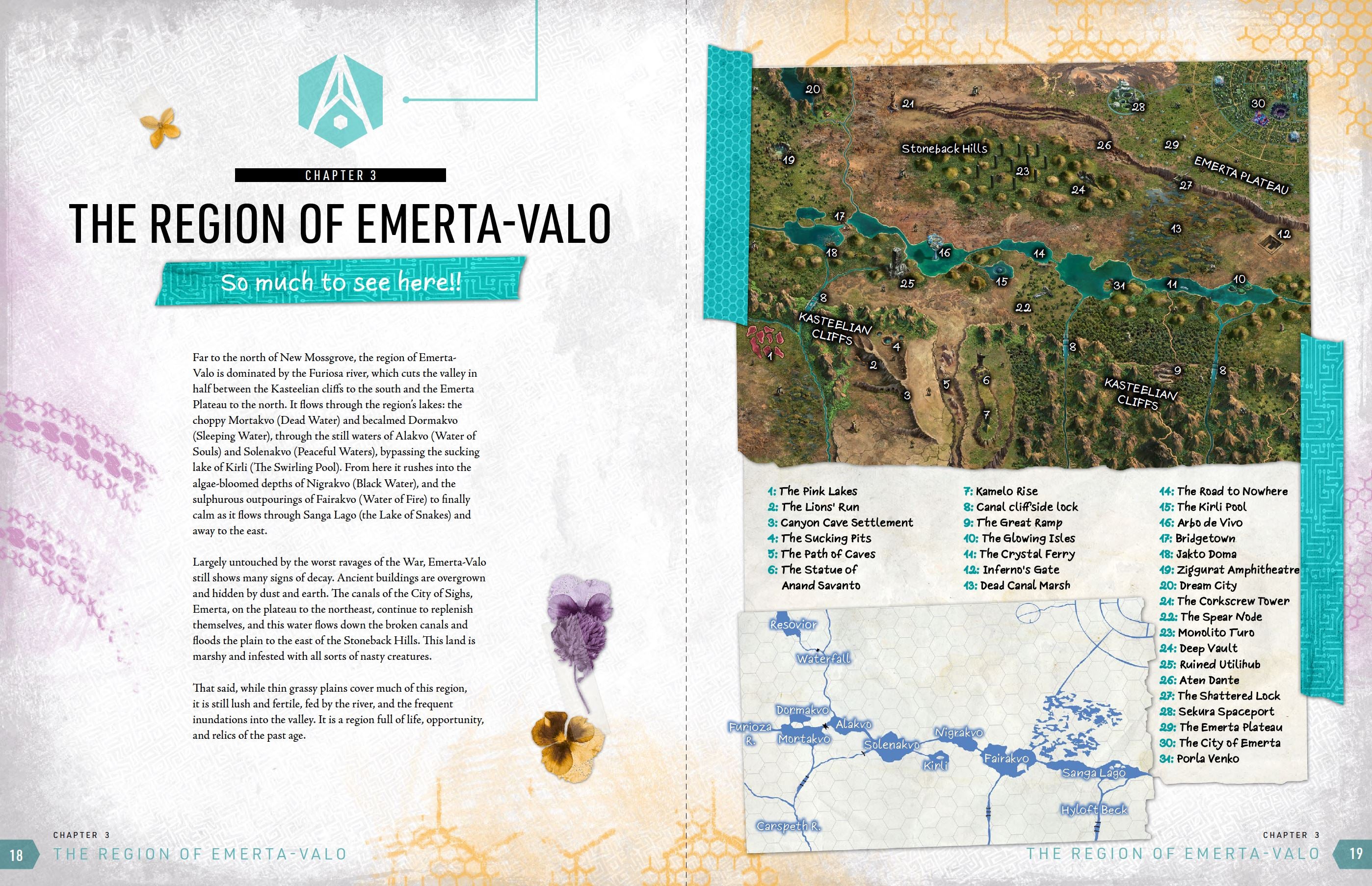 Modiphius Dreams and Machines Emerta Valo Guida ambientazione