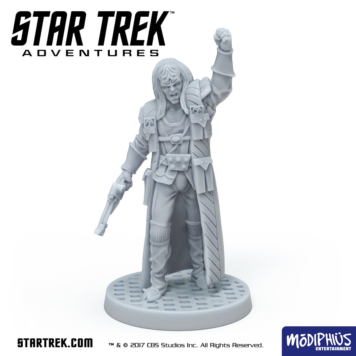 Star Trek Adventures TNG Klingon Male Captain miniatura STL 32mm