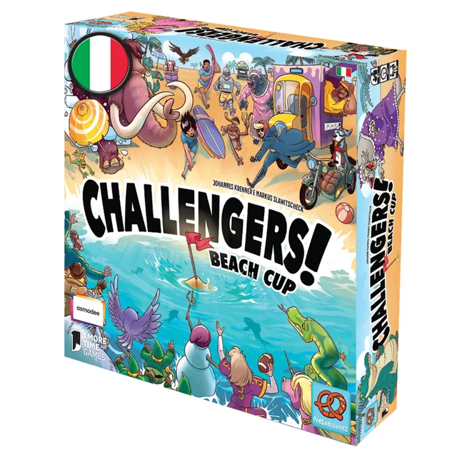 Asmodee Challengers Beach Cup gioco da tavolo torneo 1-8