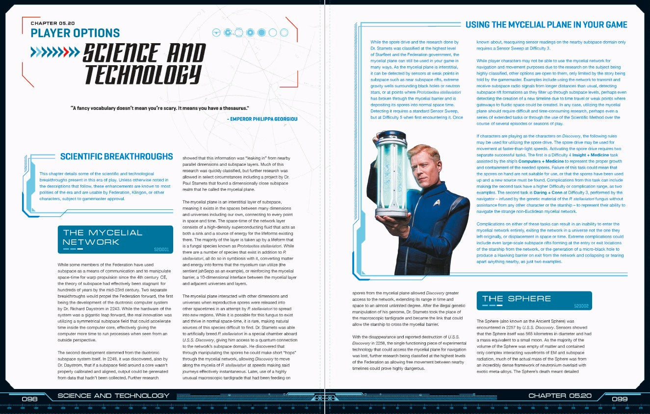 Modiphius Star Trek Adventures Discovery Campaign Guide libro 228 pp
