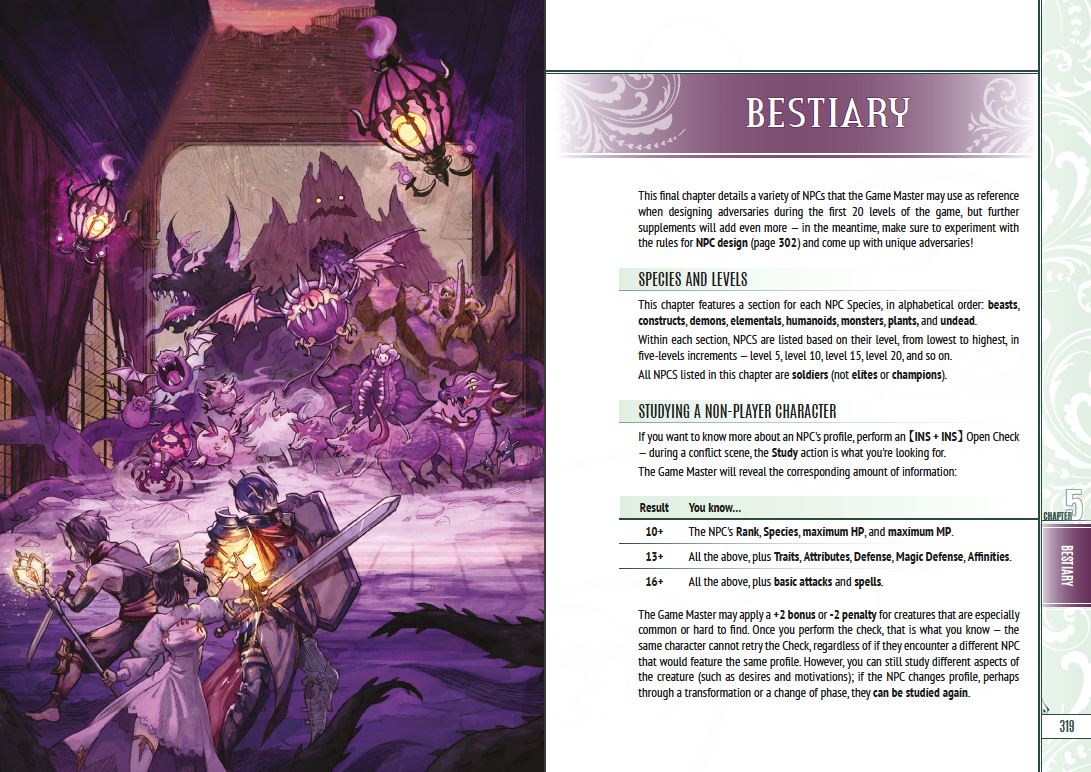 Fabula Ultima Core Rulebook manuale GDR PDF 360 pagine