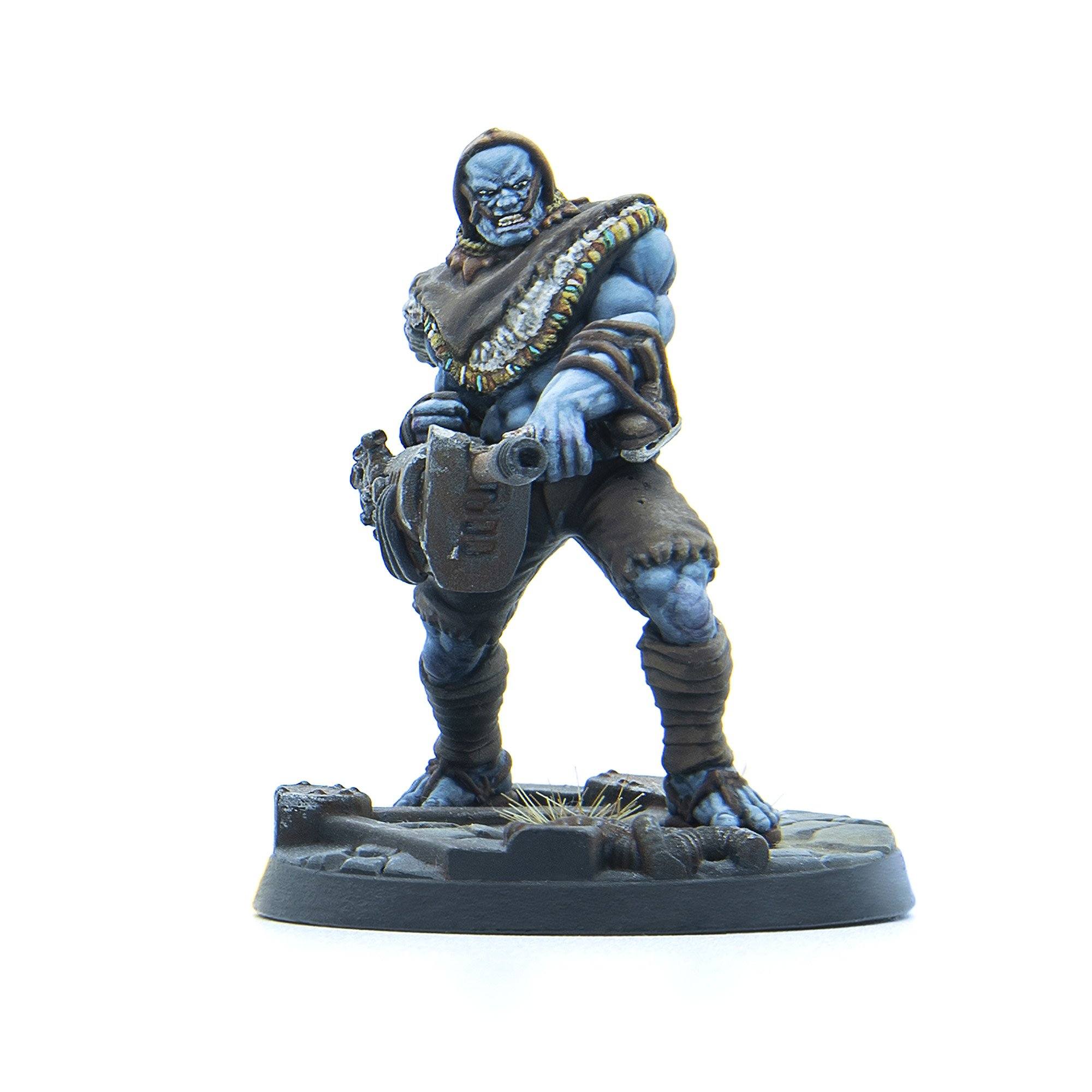 Fallout Wasteland Warfare Nightkin miniature 2 pezzi Super Mutanti