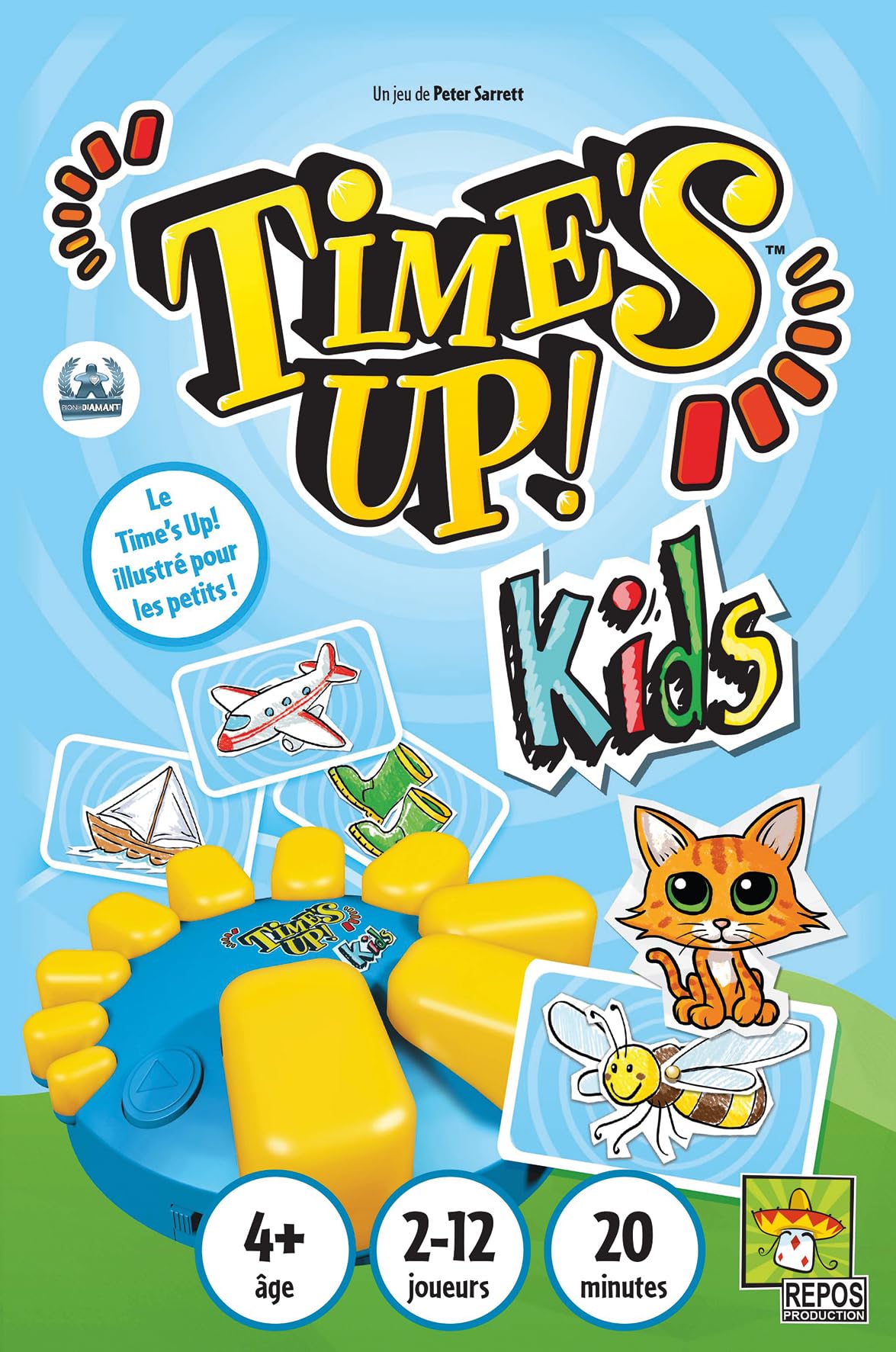 Asmodee Time's Up Bambini gioco di carte con cronografo 2-12 giocatori