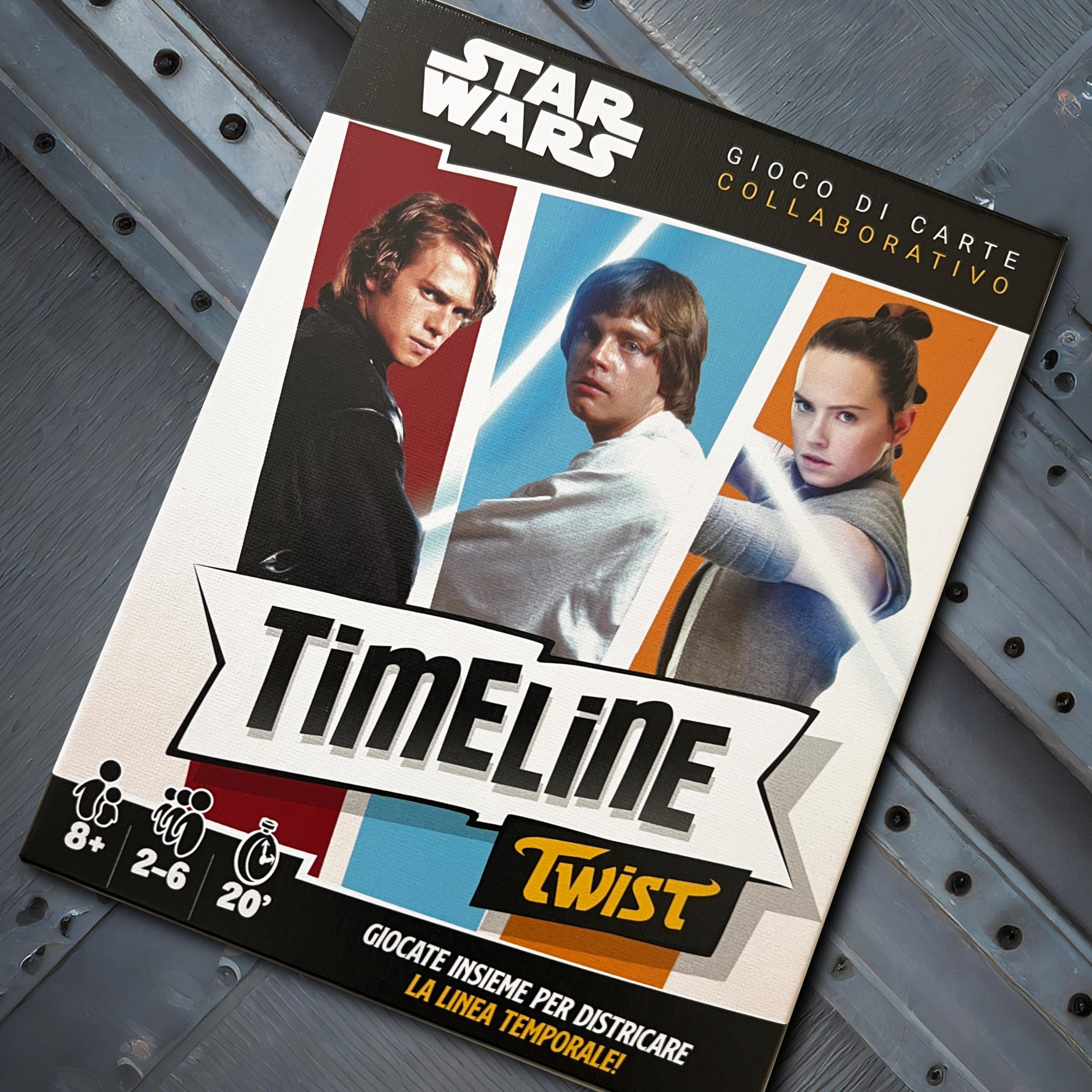 Asmodee Timeline Twist Star Wars gioco da tavolo 2-6 giocatori