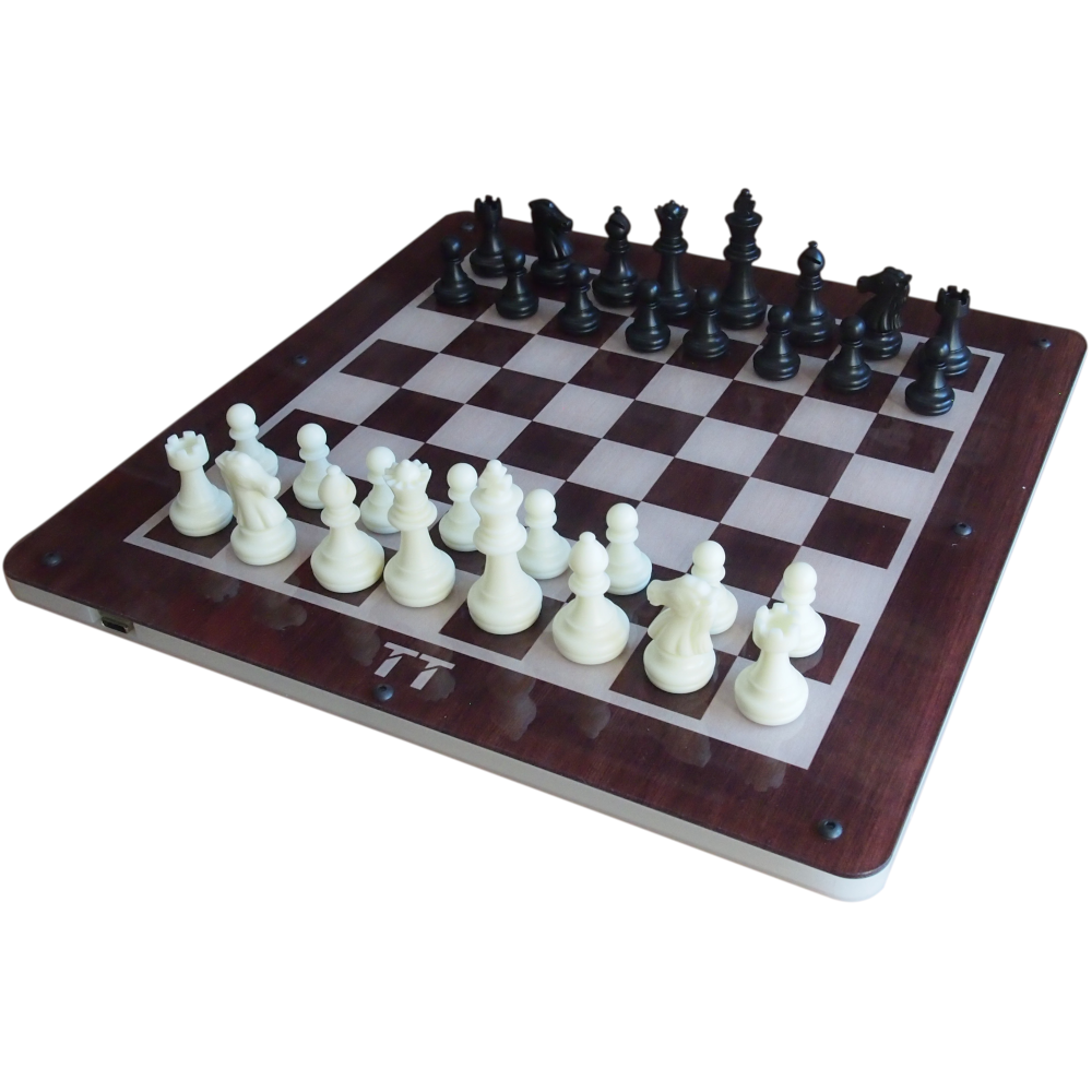 Tabutronic Sentio 25mm scacchiera elettronica Walnut B&W